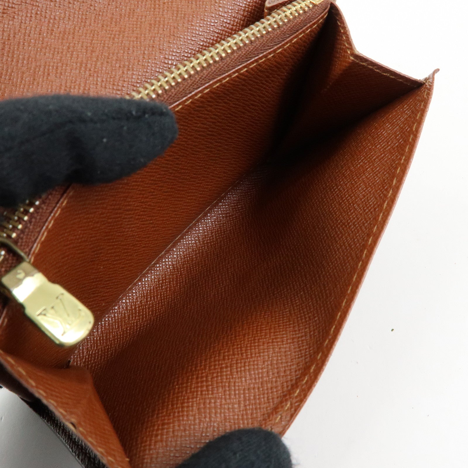 Louis Vuitton Monogram Porte Monnaie Zip Bifold Wallet M61735