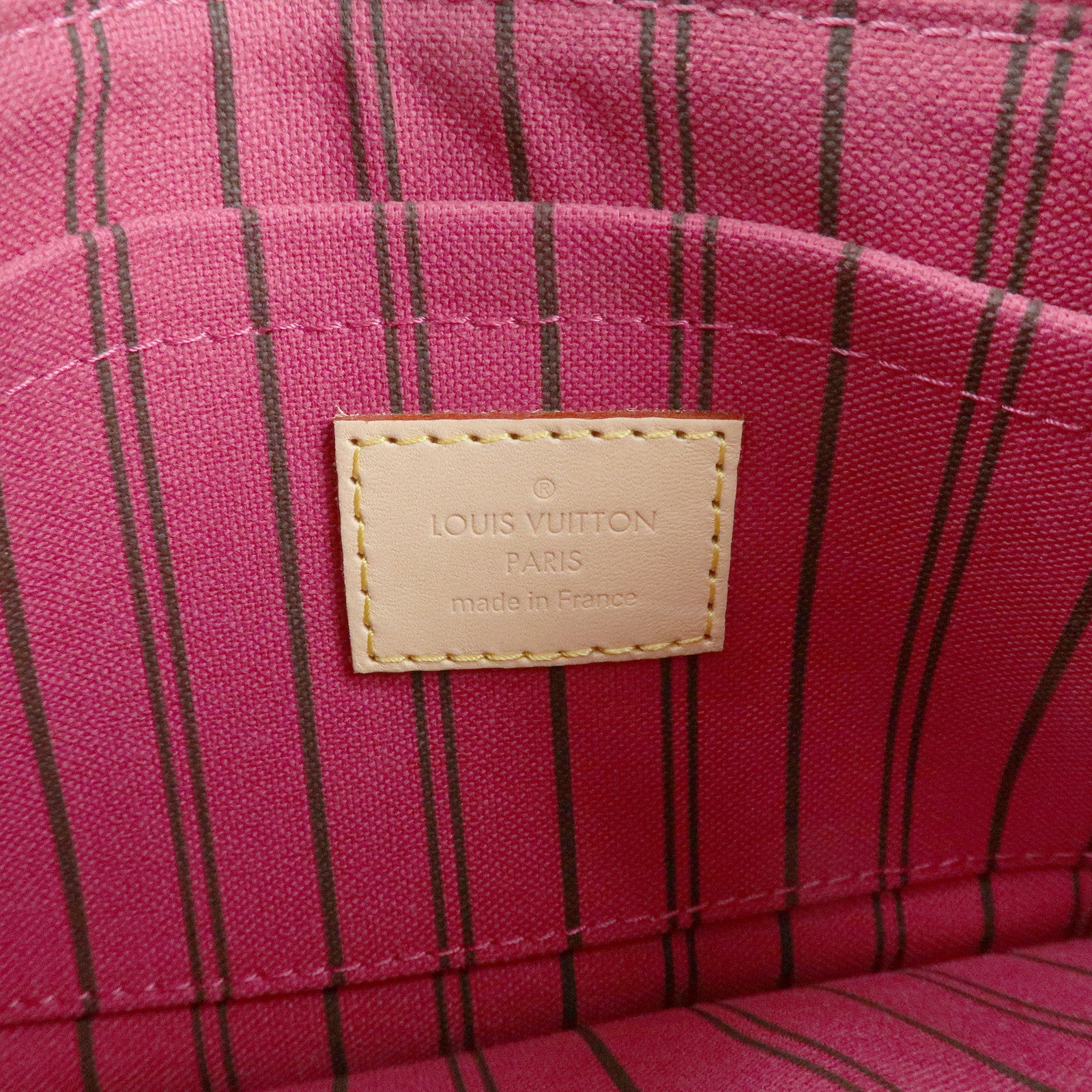 Louis Vuitton Monogram Neverfull PM Pouch Pivoine Used