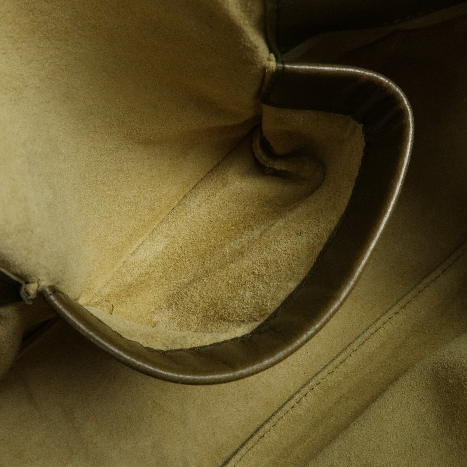 BOTTEGA VENETA Intrecciato Leather Shoulder Bag Khaki 142467