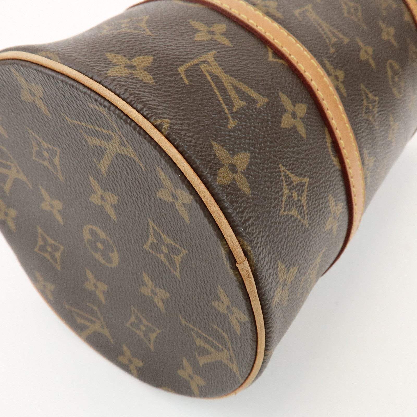 Louis Vuitton Monogram Papillon 30 Hand Bag Brown M51385