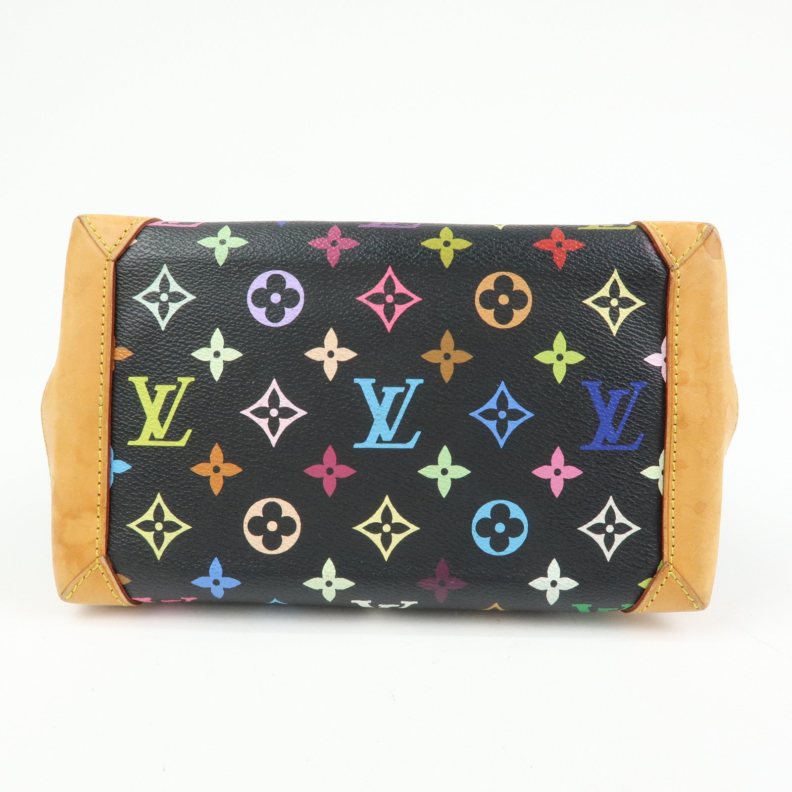 Louis Vuitton Monogram Multicolor Audra Hand Bag Noir Black M40048