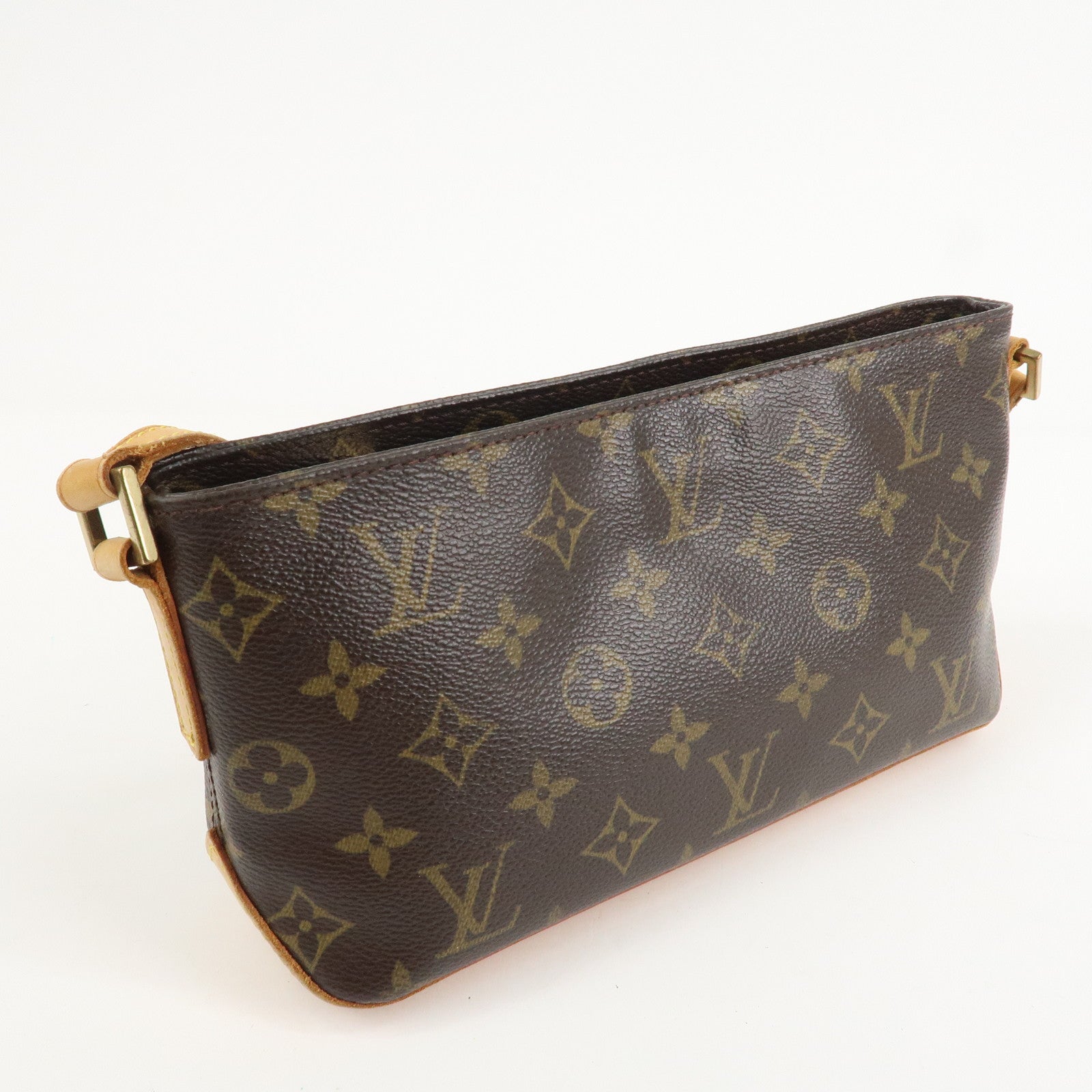 Louis Vuitton Monogram Trotteur Shoulder Bag Brown M51240