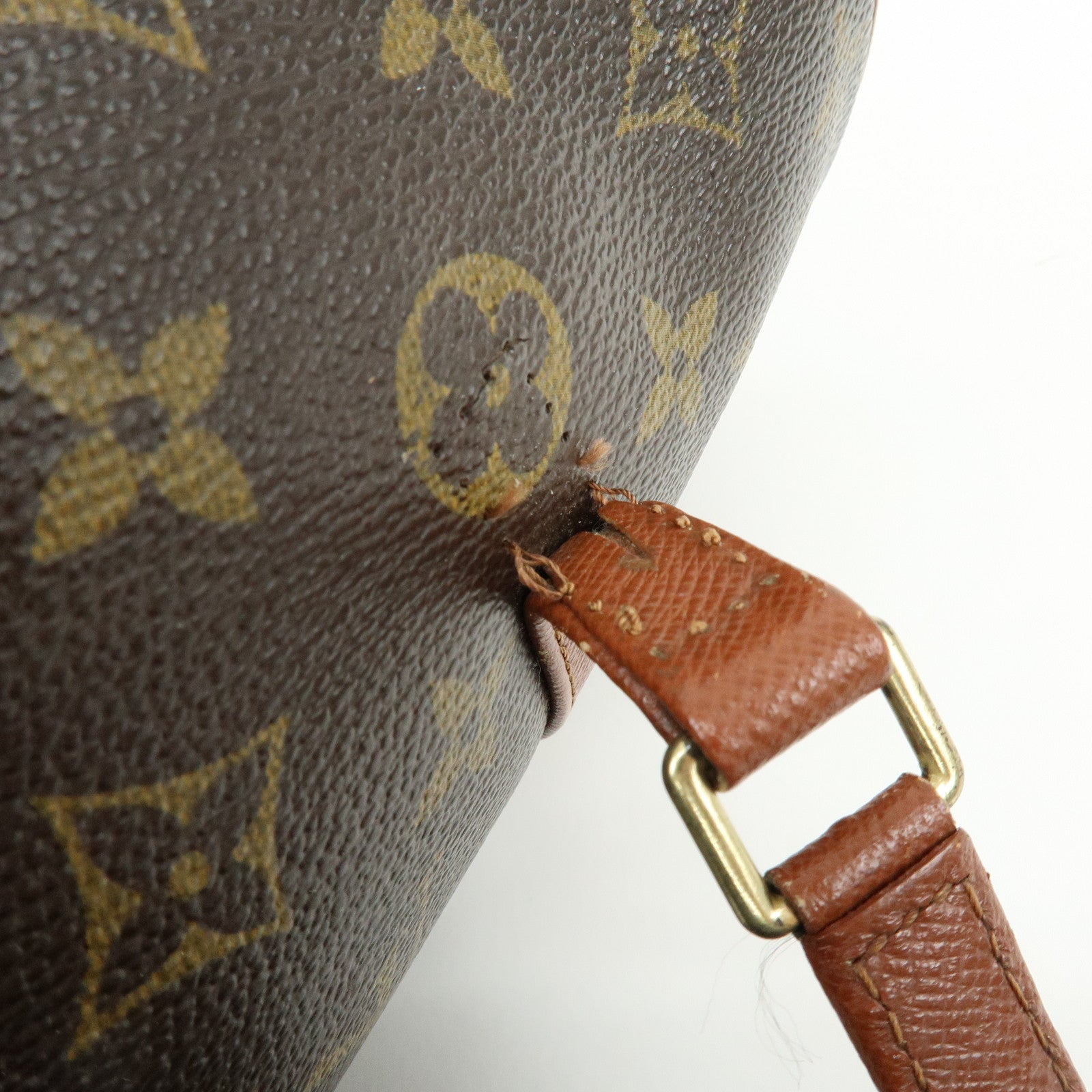 Louis Vuitton Monogram Papillon 30 Hand Bag Brown M51365