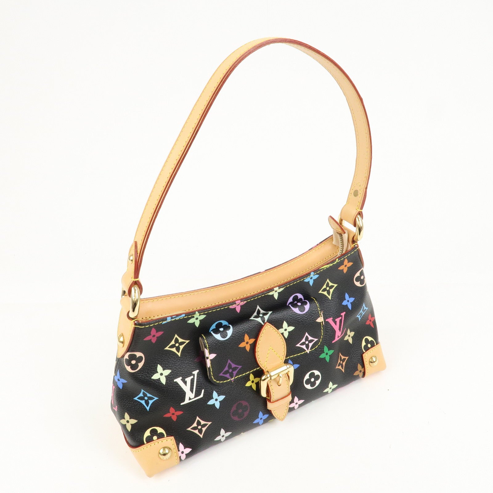 Louis Vuitton Monogram Multicolor Eliza Shoulder Bag Noir M40099