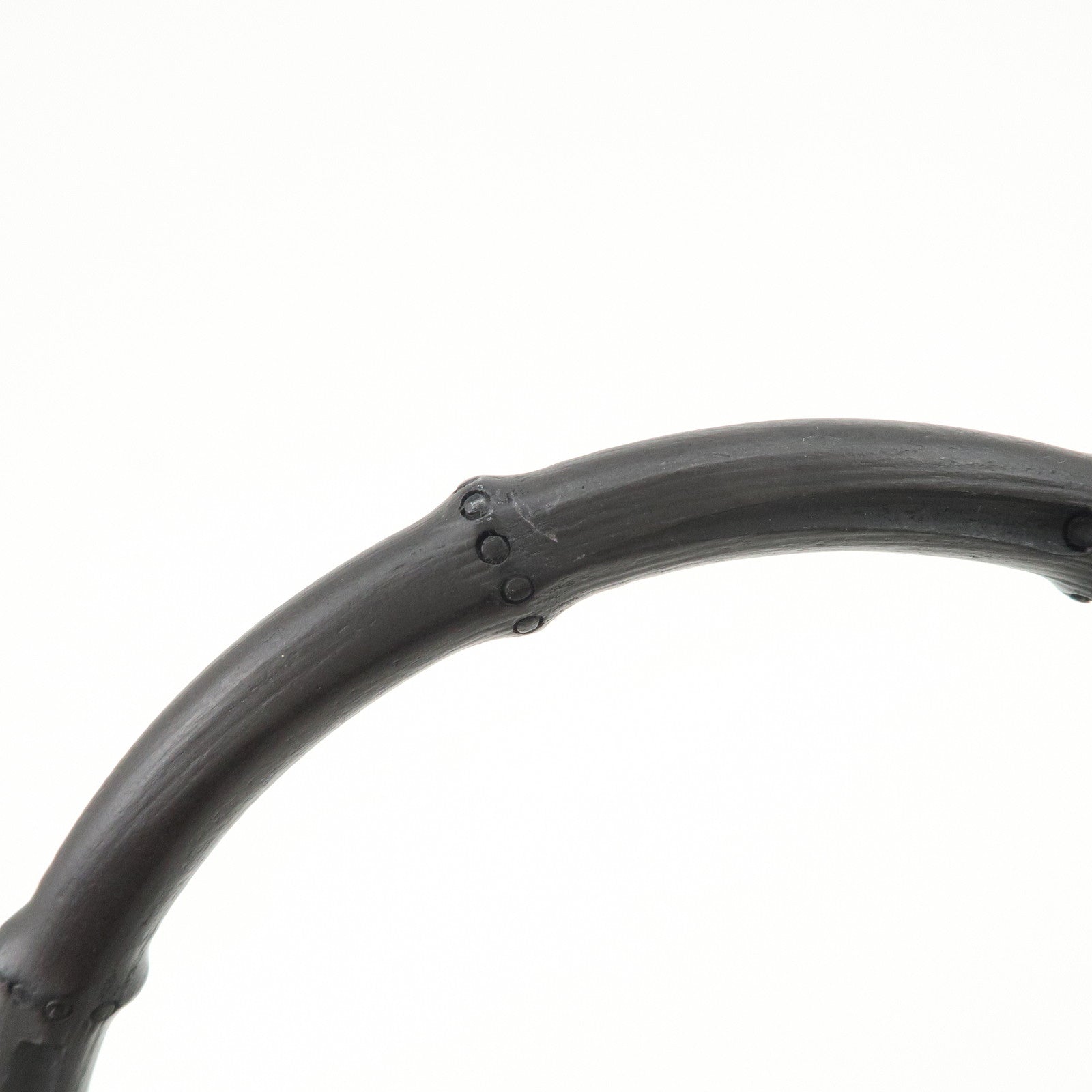 GUCCI Bamboo Suede Shoulder Bag Hand Bag Light Gray 001.4047