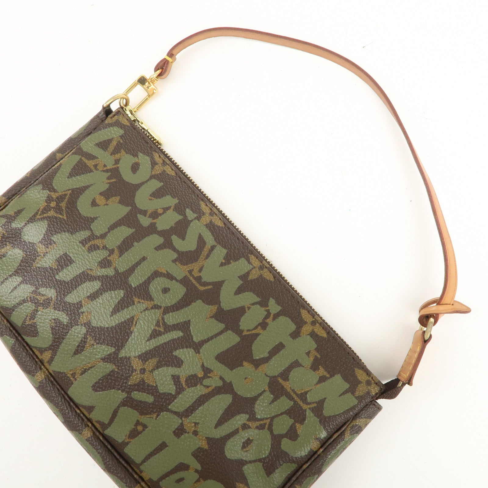 Louis Vuitton Monogram Graffiti Pochette Accessoires HandBag M92191