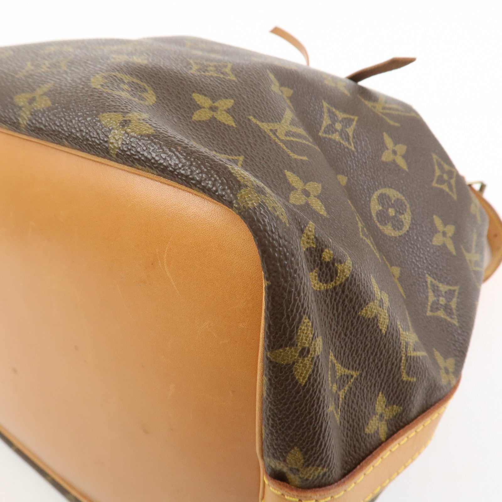 Louis Vuitton Monogram Petit Noe Shoulder Bag Brown M42226