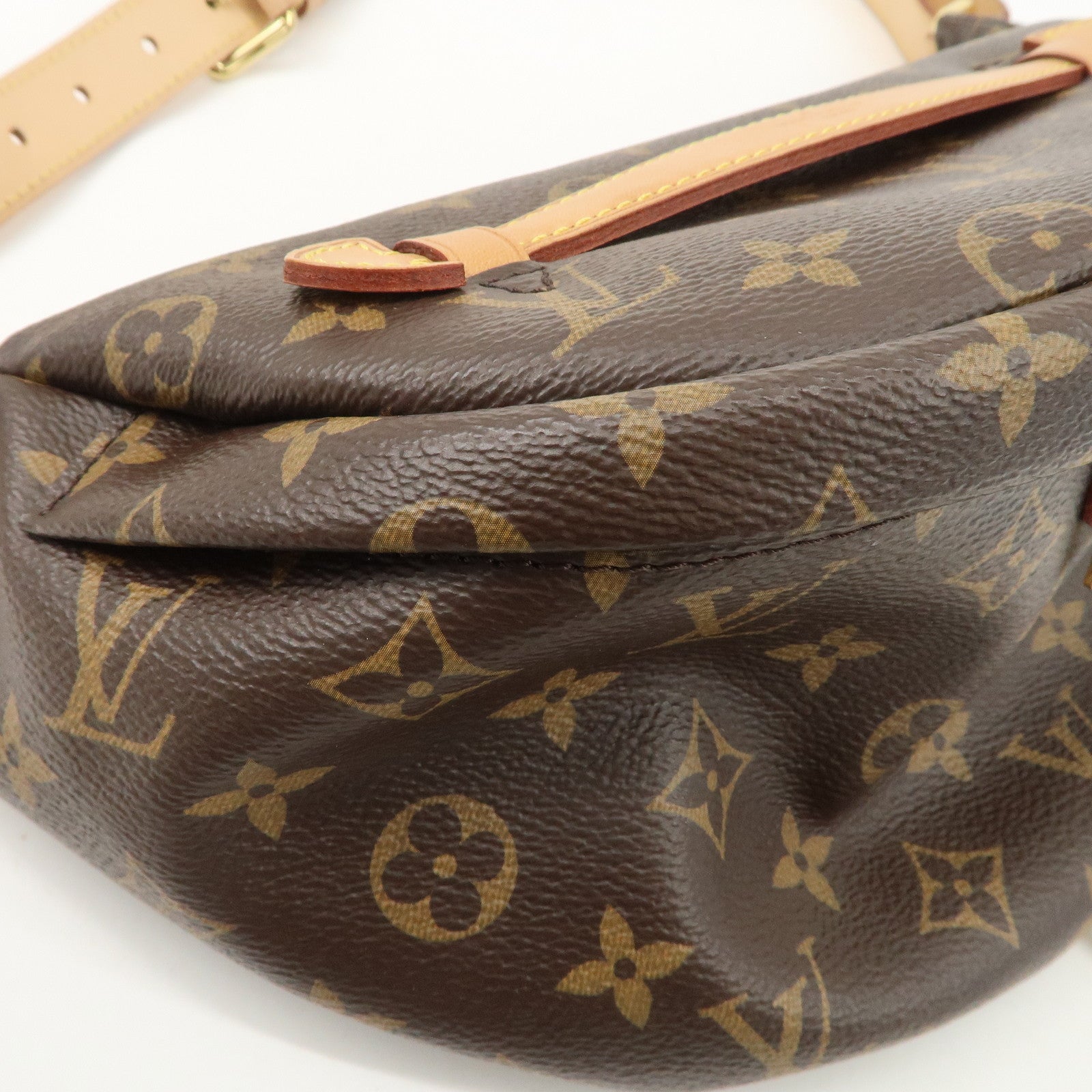 Louis Vuitton Monogram Bumbag Crossbody Bag Brown M43644 Used