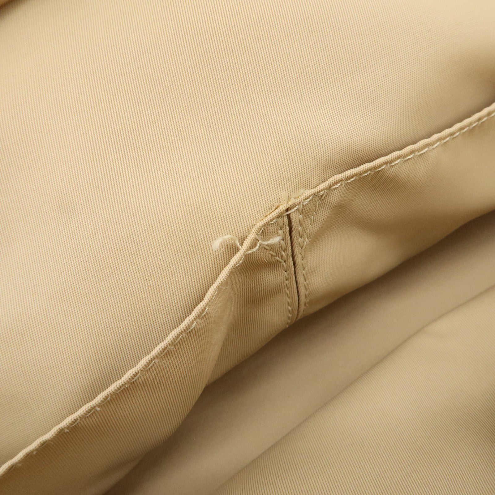 Christian Dior Trotter Canvas Leather Shoulder Bag Brown Ivory