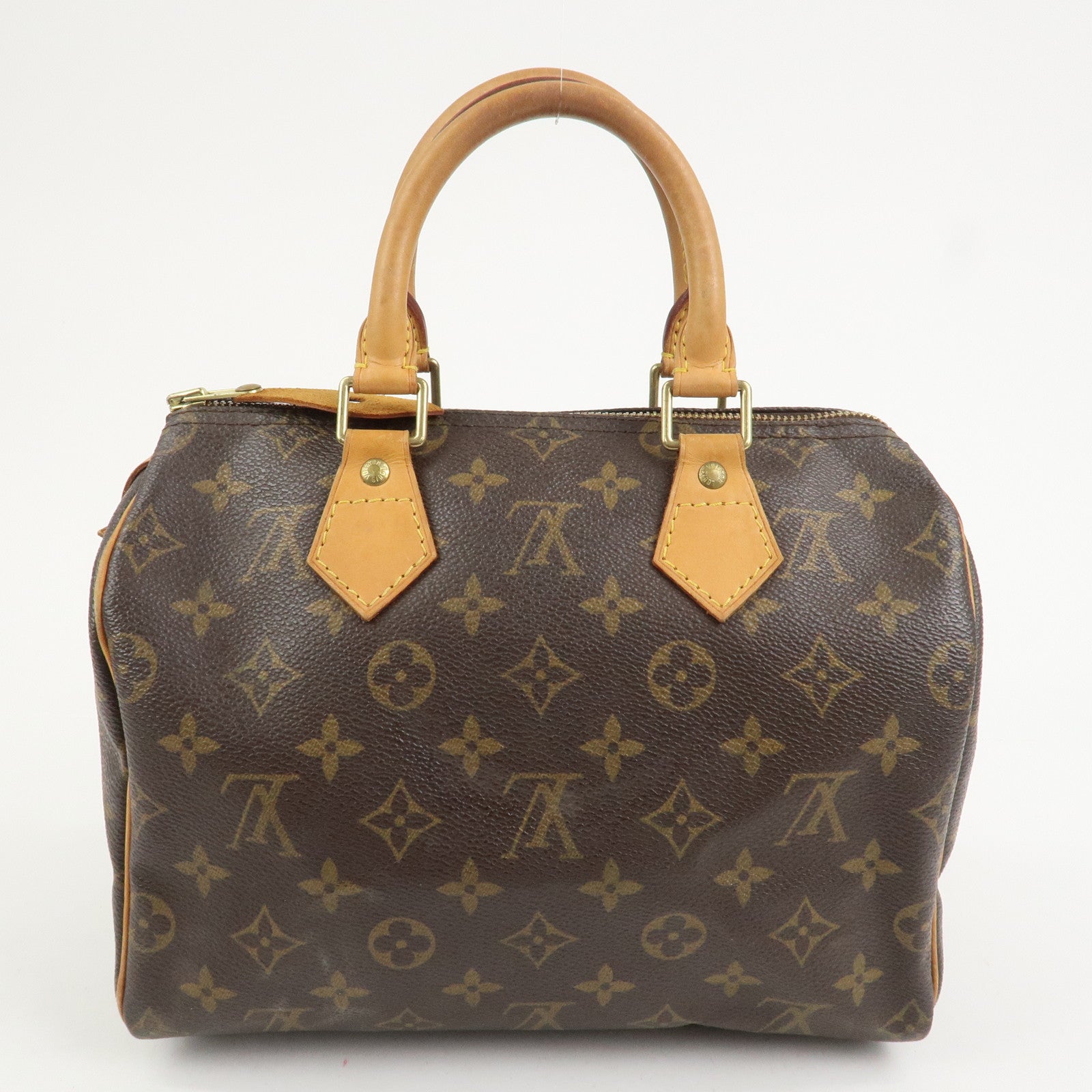Louis Vuitton Monogram Speedy 25 Boston Bag Hand Bag Brown M41528