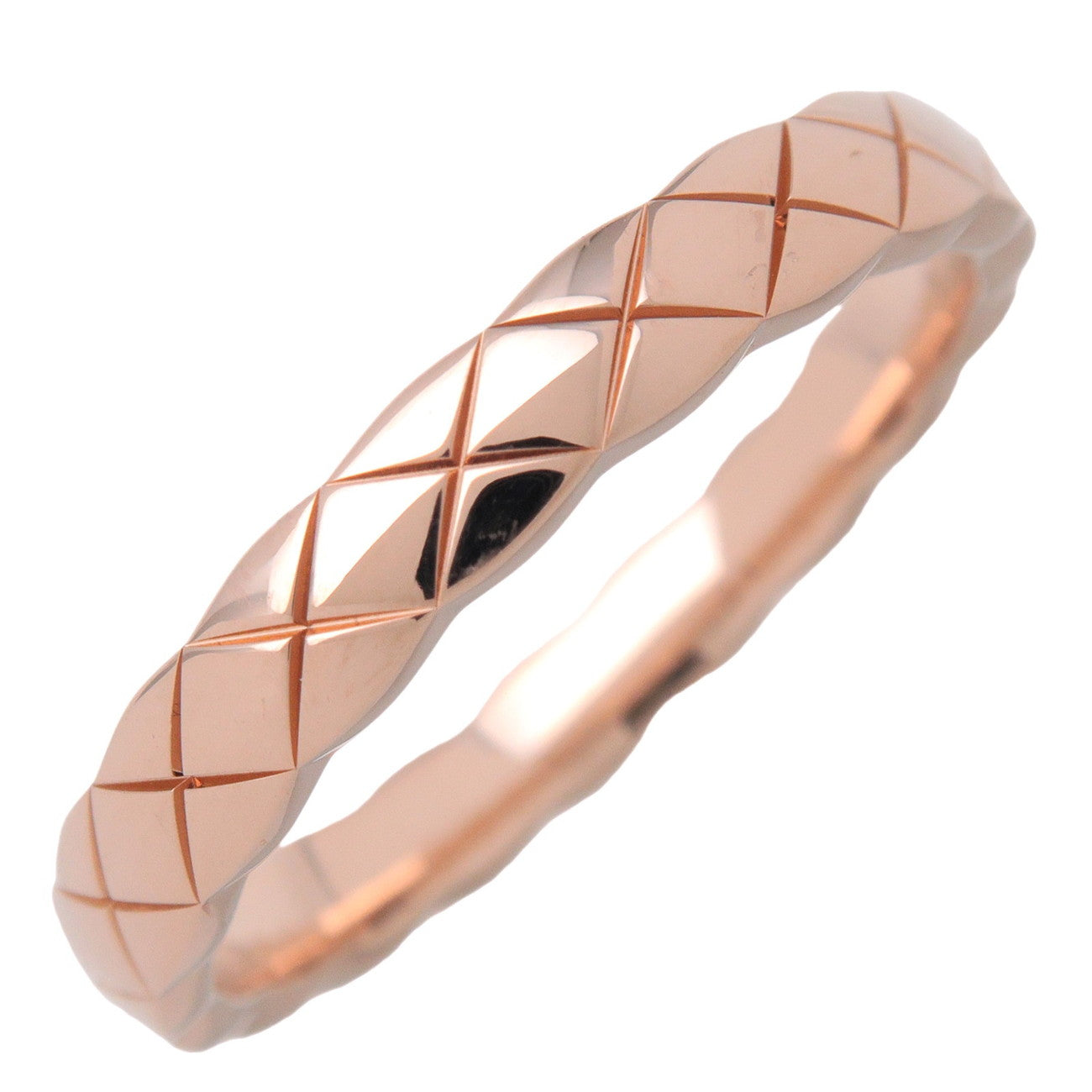 CHANEL Coco Crush Mini Ring K18 750PG Rose Gold #57 US8 J11785