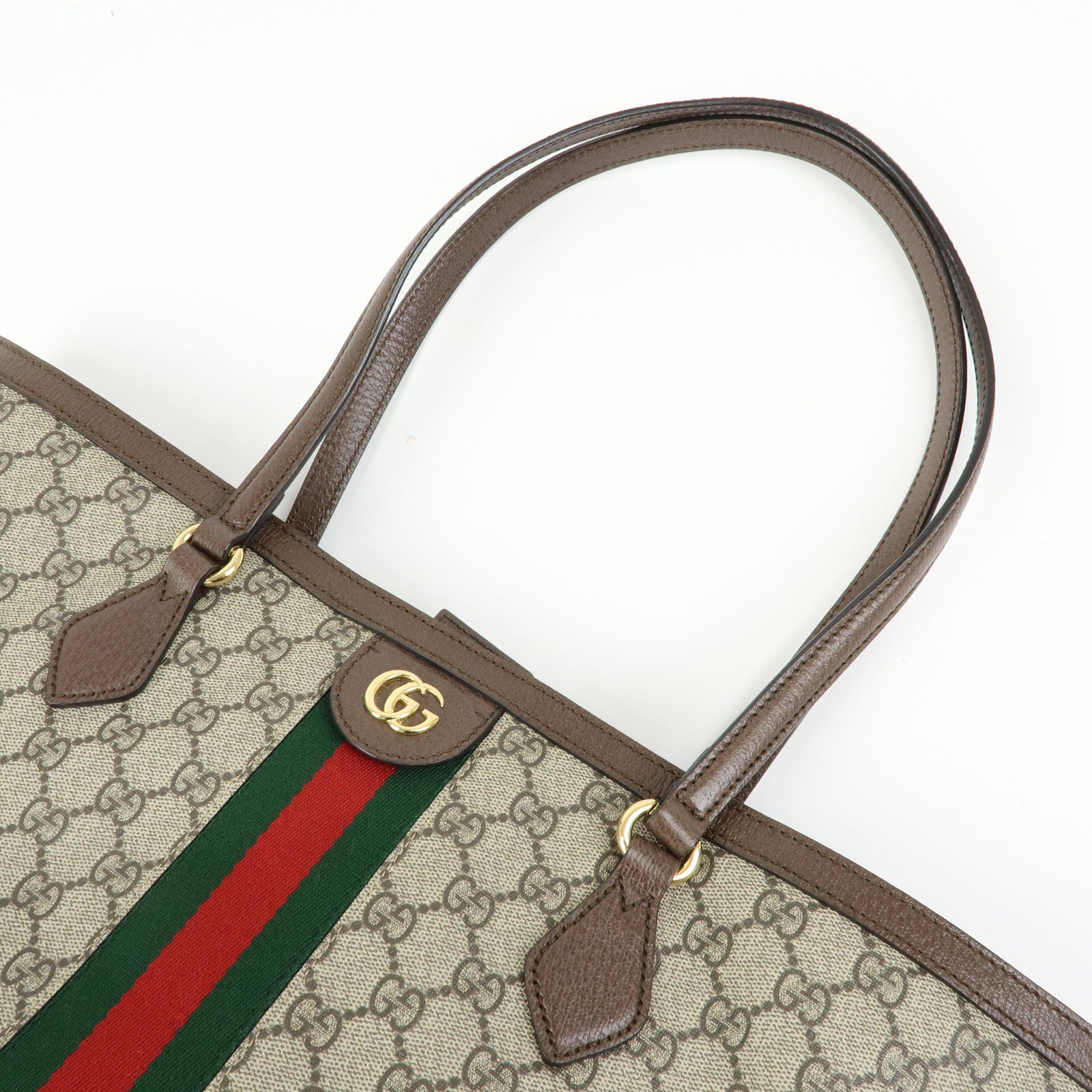 GUCCI Ophidia Sherry GG Supreme Leather Medium Tote Bag 631685