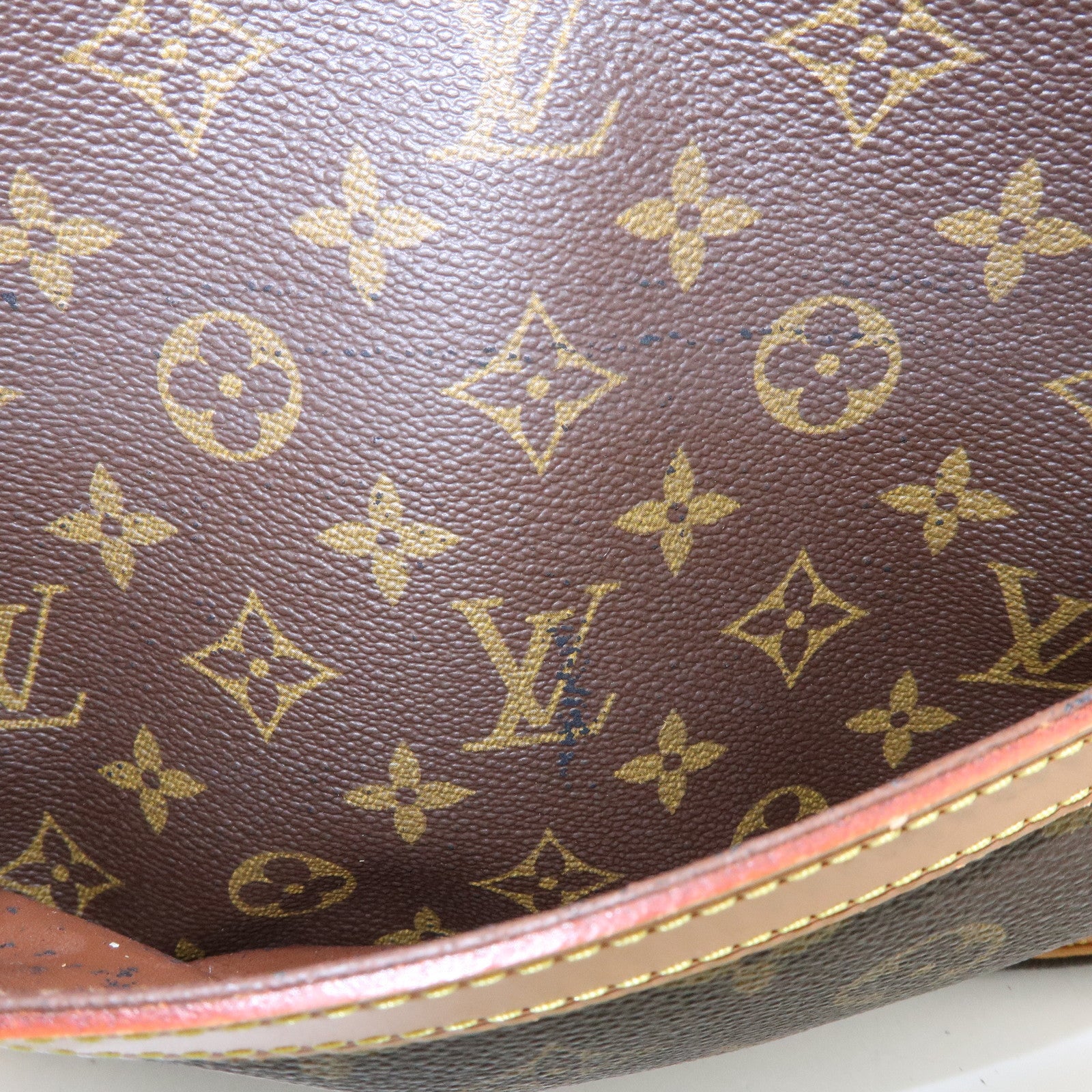 Louis Vuitton Monogram Compiegne 28 Pouch Clutch Bag Brown M51845