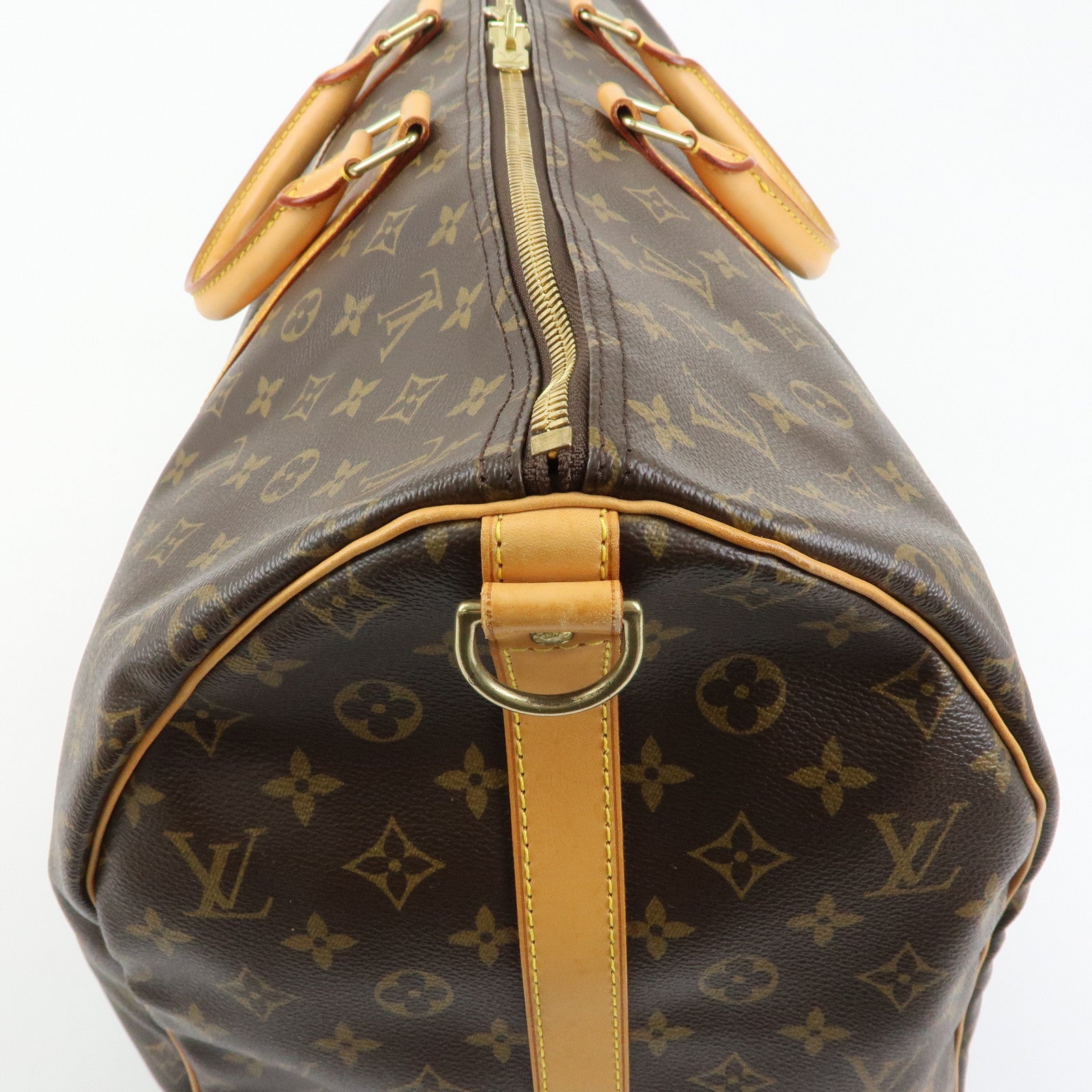 Louis Vuitton Monogram Keep All Bandouliere 55 Boston Bag M41414