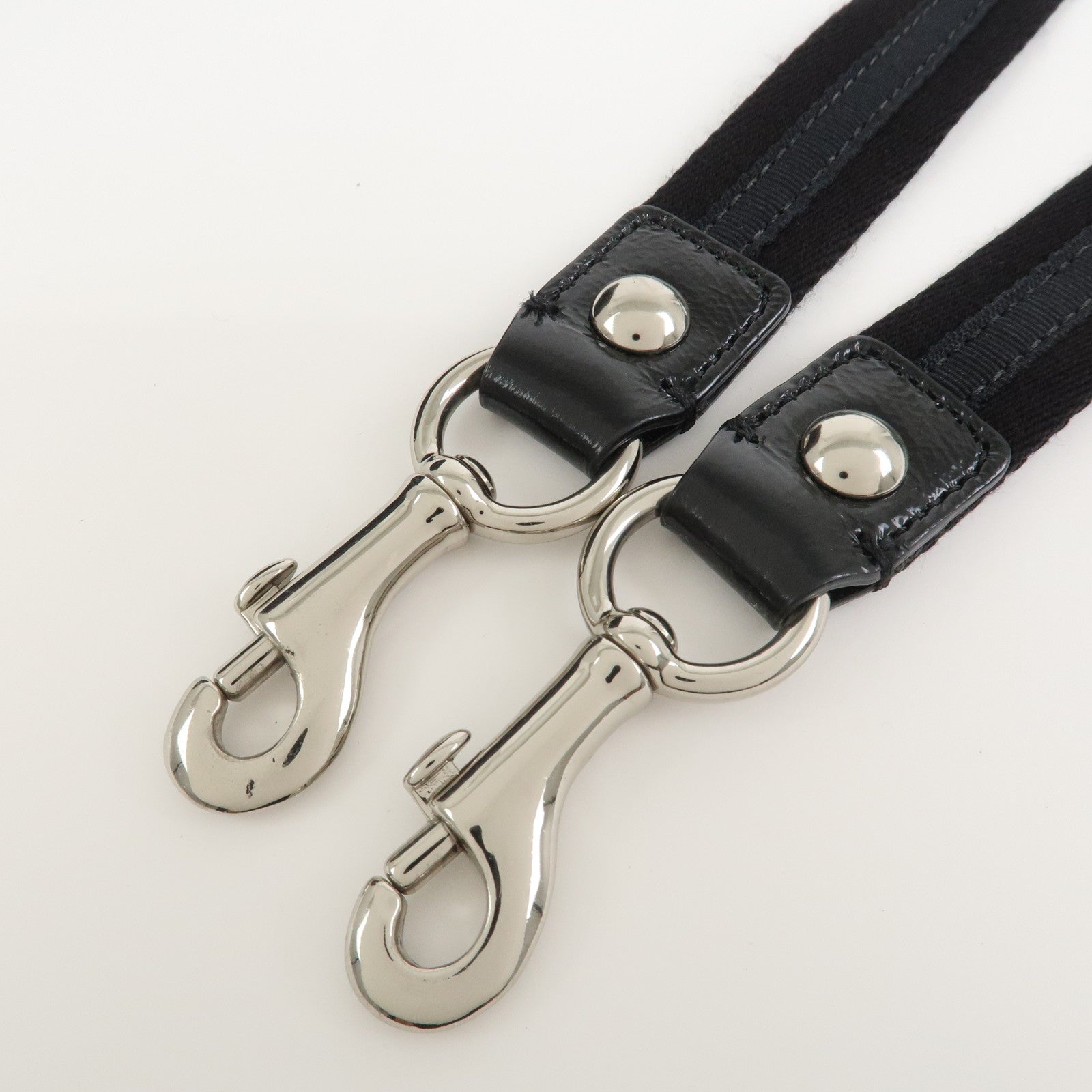 Ferragamo Vara Ribbon Nylon Patent Leather 2Way Hand Shoulder Bag