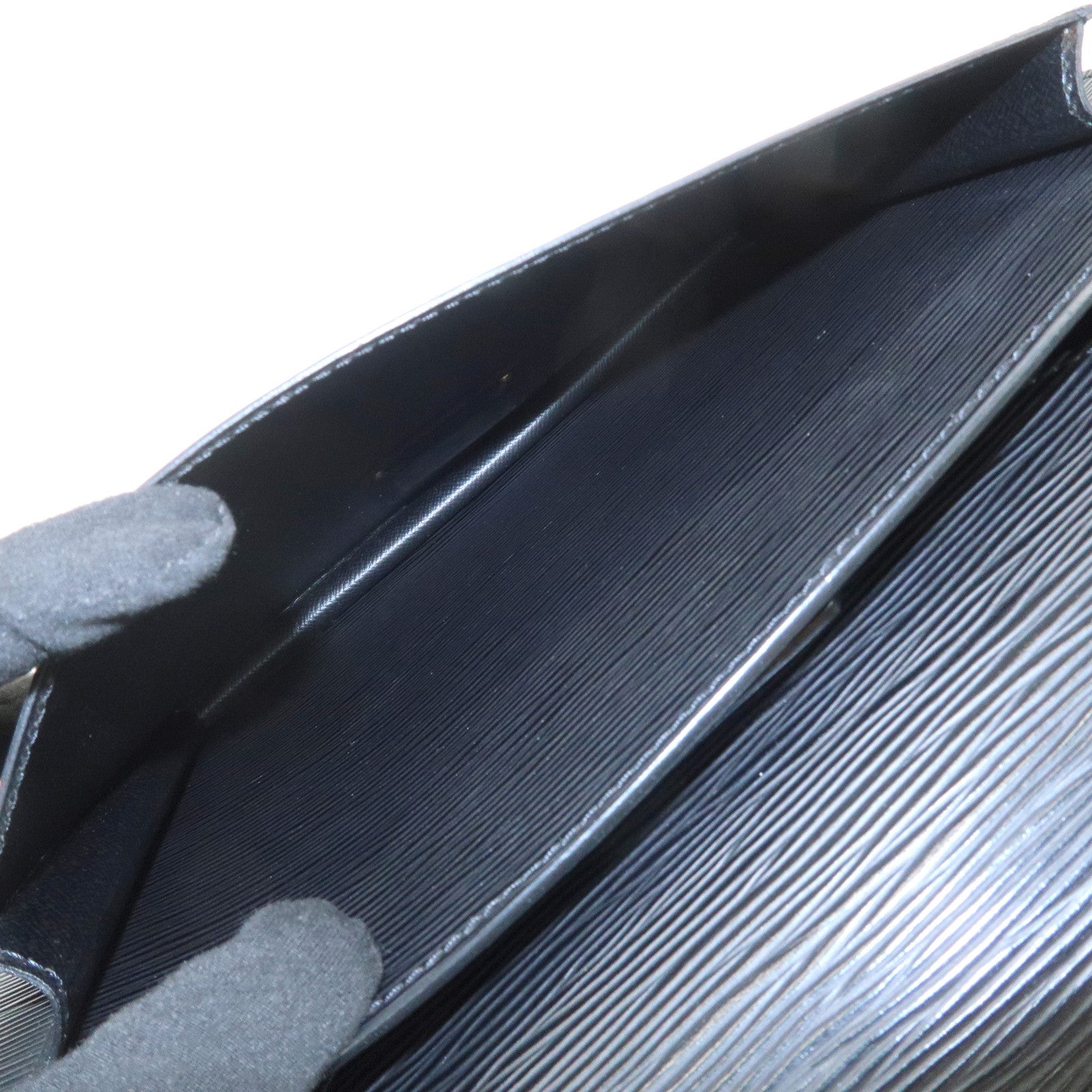 Louis Vuitton Epi Monceau 2Way Shoulder Bag Hand Bag Noir M52122