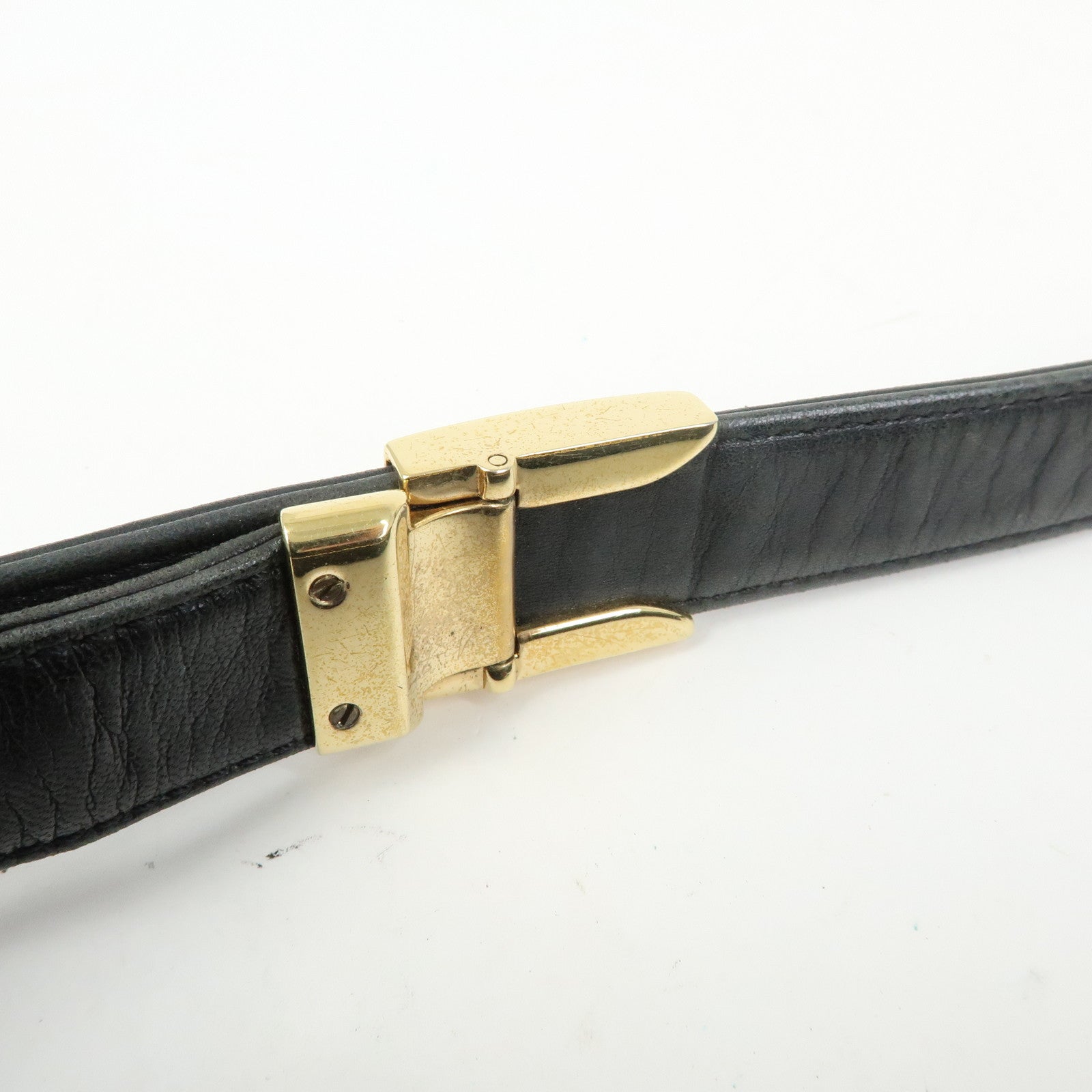 CHANEL Chocolate Bar COCO Mark Lamb Skin Hand Shoulder Bag Black