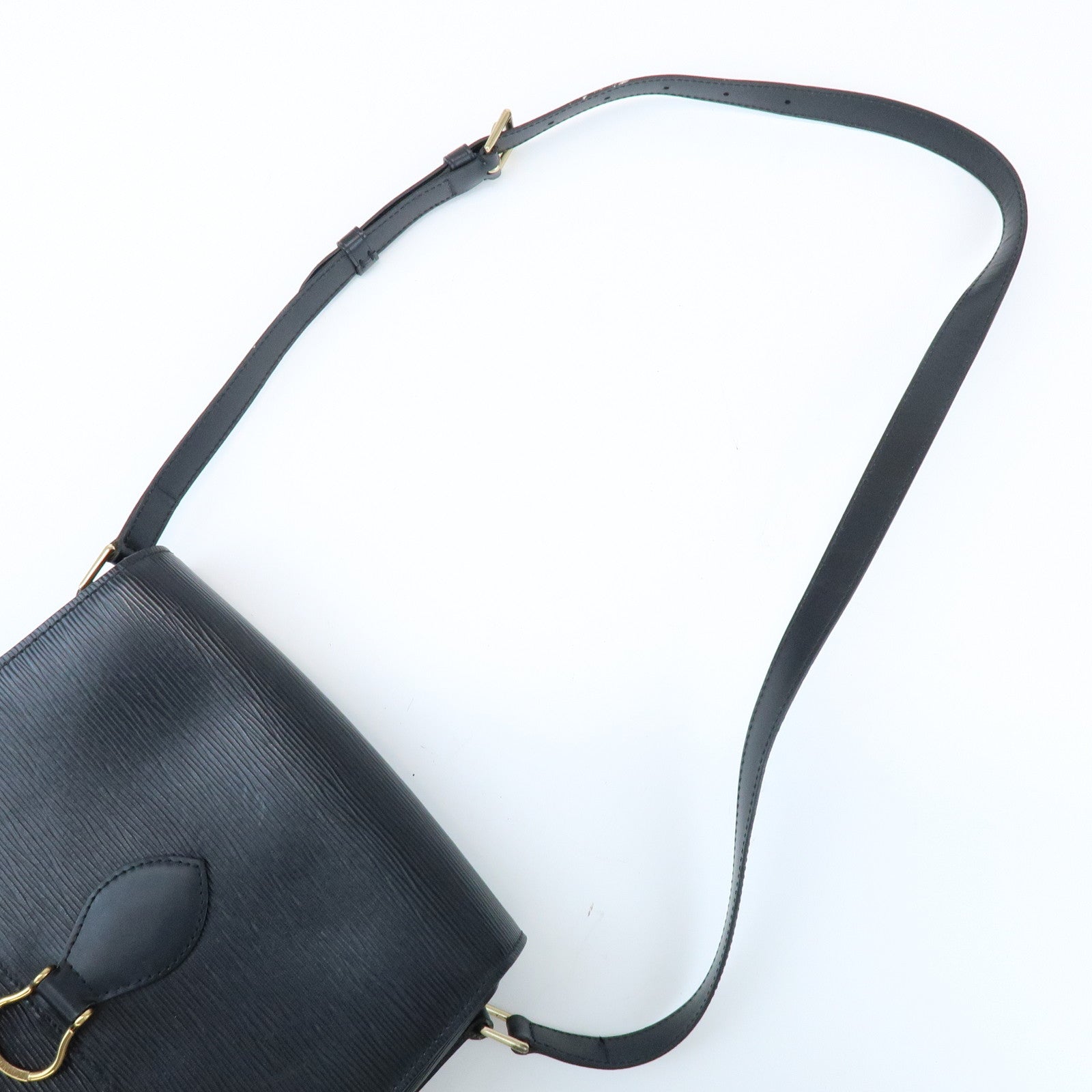 Louis Vuitton Epi Saint Cloud Shoulder Bag Black Noir M52192