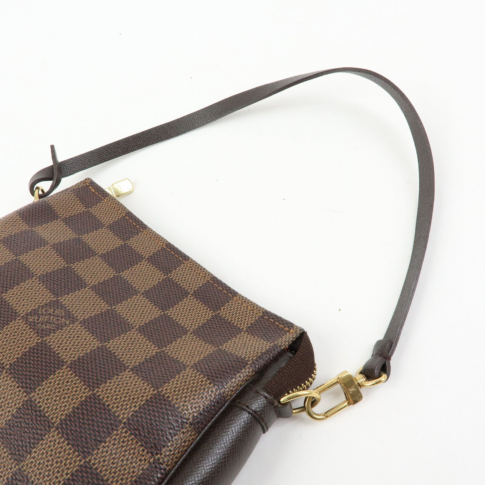 Louis Vuitton Damier Trousse Makeup Accessory Pouch Brown N51982