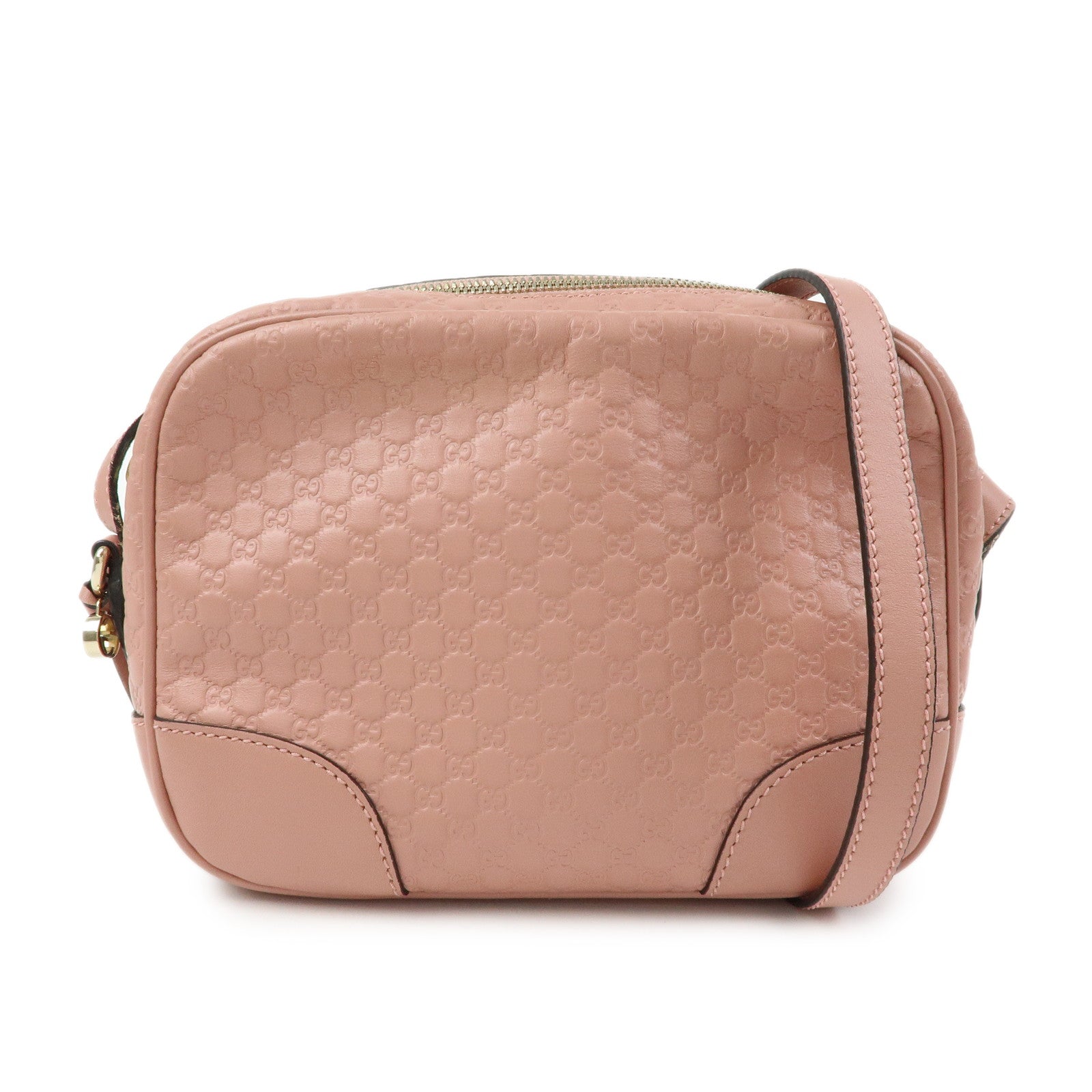 GUCCI Interlocking G Microguccissima Shoulder Bag Pink 449413