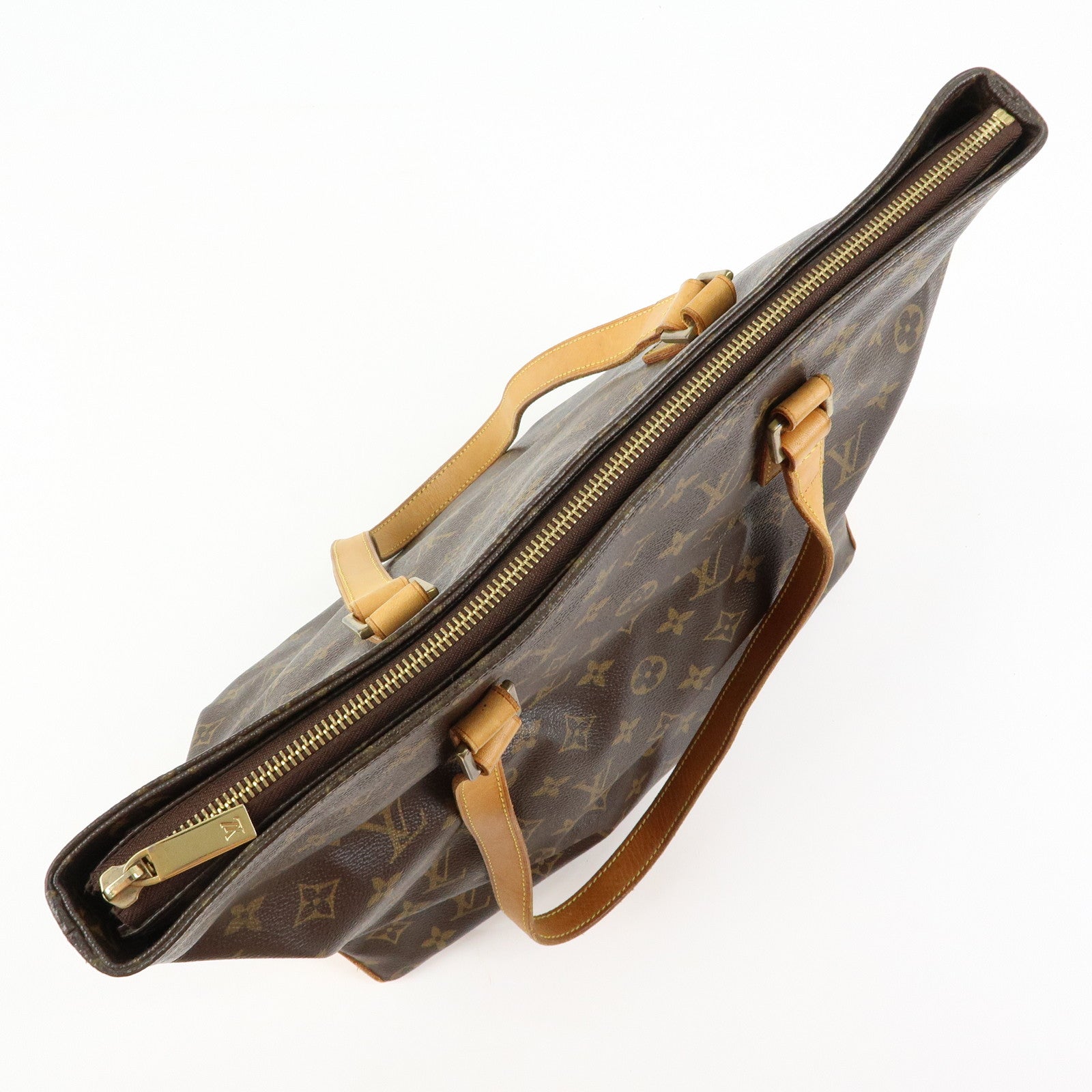 Louis Vuitton Monogram Cabas Mezzo Tote Bag Shoulder Bag M51151