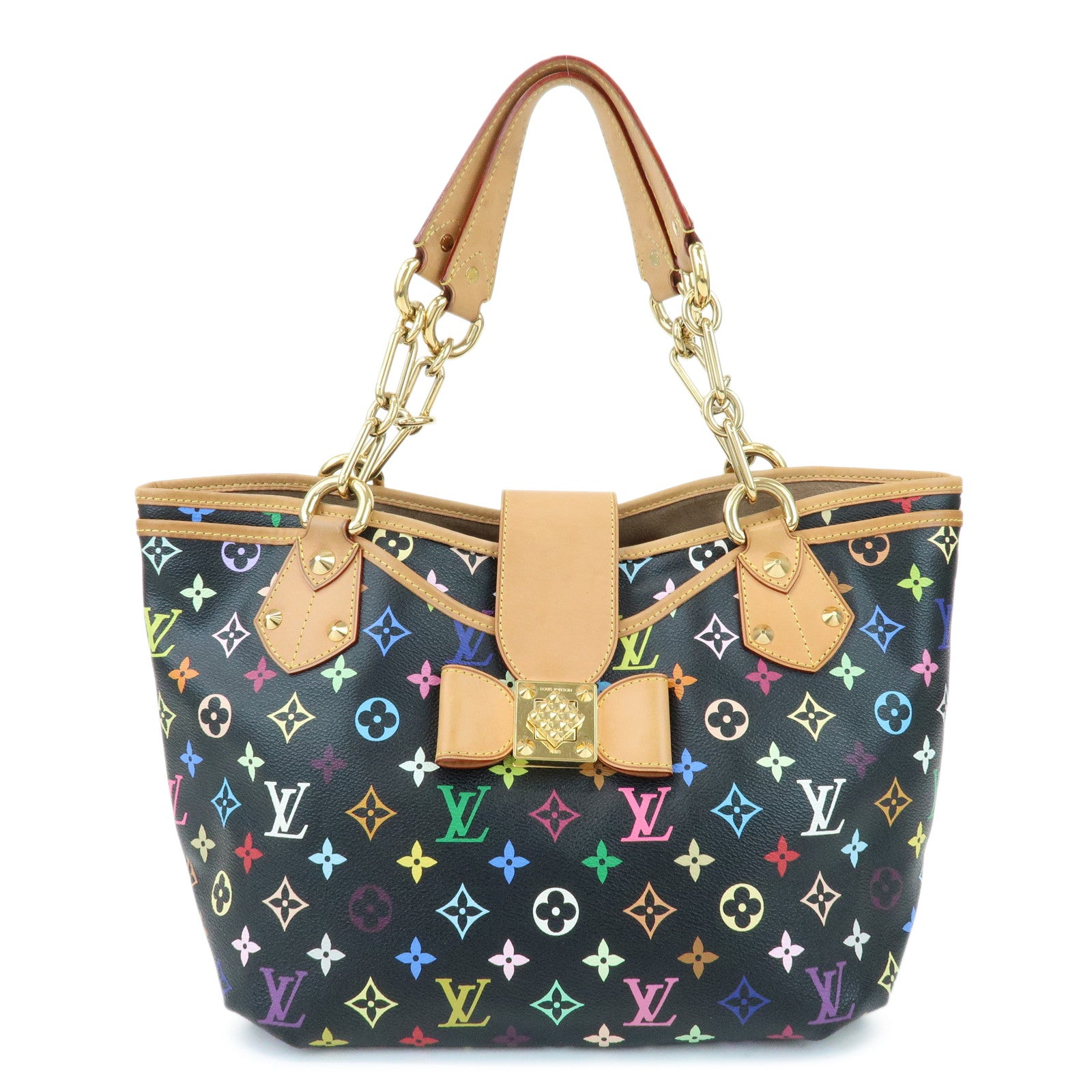 Louis Vuitton Monogram Multicolor Annie MM Shoulder Bag Noir M40308