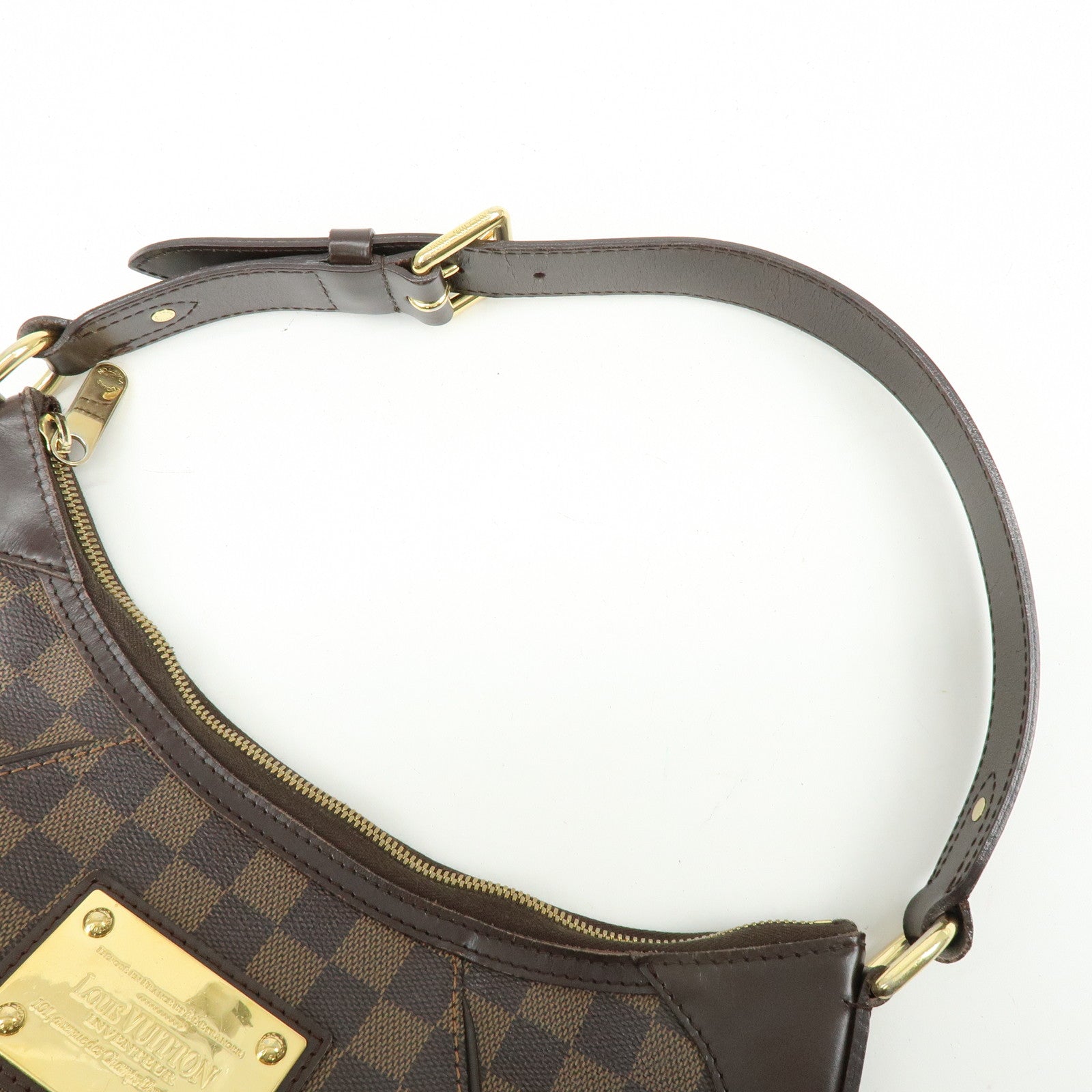 Louis Vuitton Damier Thames GM Shoulder Bag Brown N48181