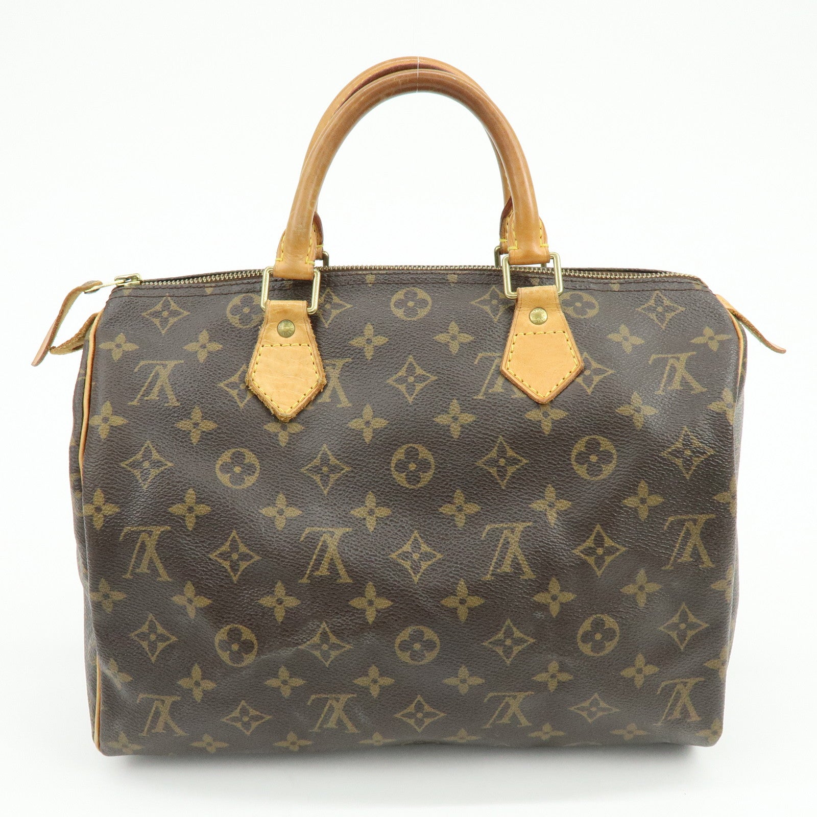 Louis Vuitton Monogram Speedy 30 Boston Bag Hand Bag Brown M41526
