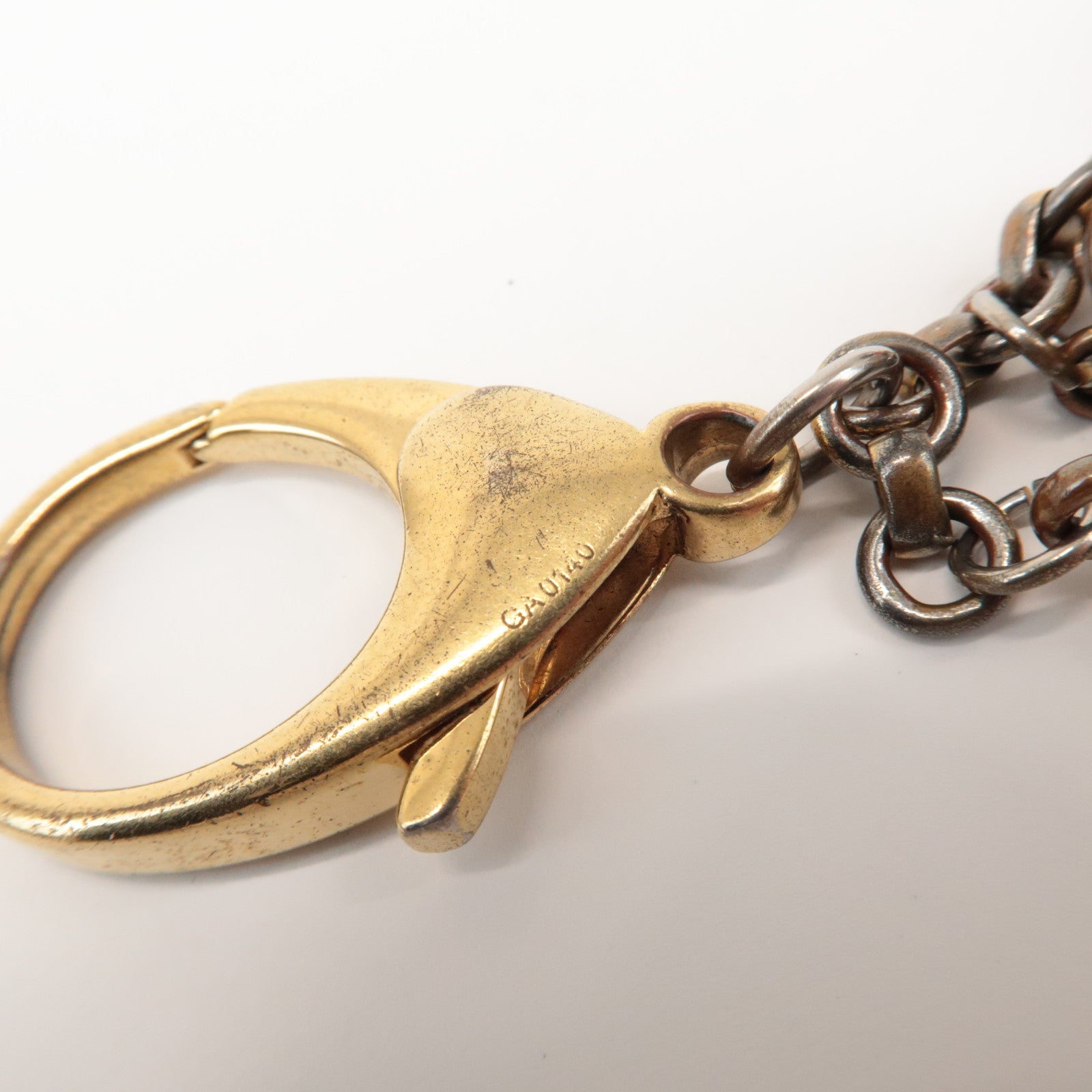 Louis Vuitton Bijou Sac Glam Flower Plastic Metal Key Chain M65982