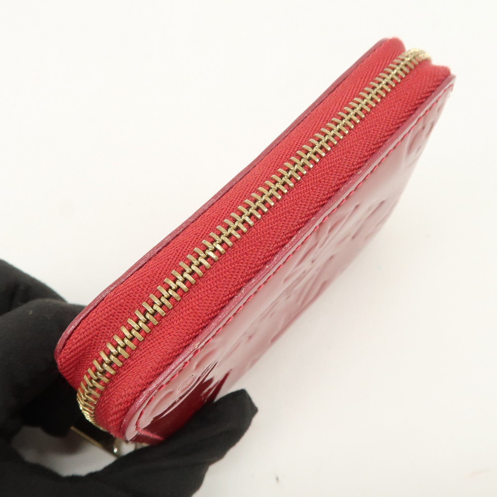 Louis Vuitton Monogram Vernis Zippy Coin Purse Pomme d'Amour M93608