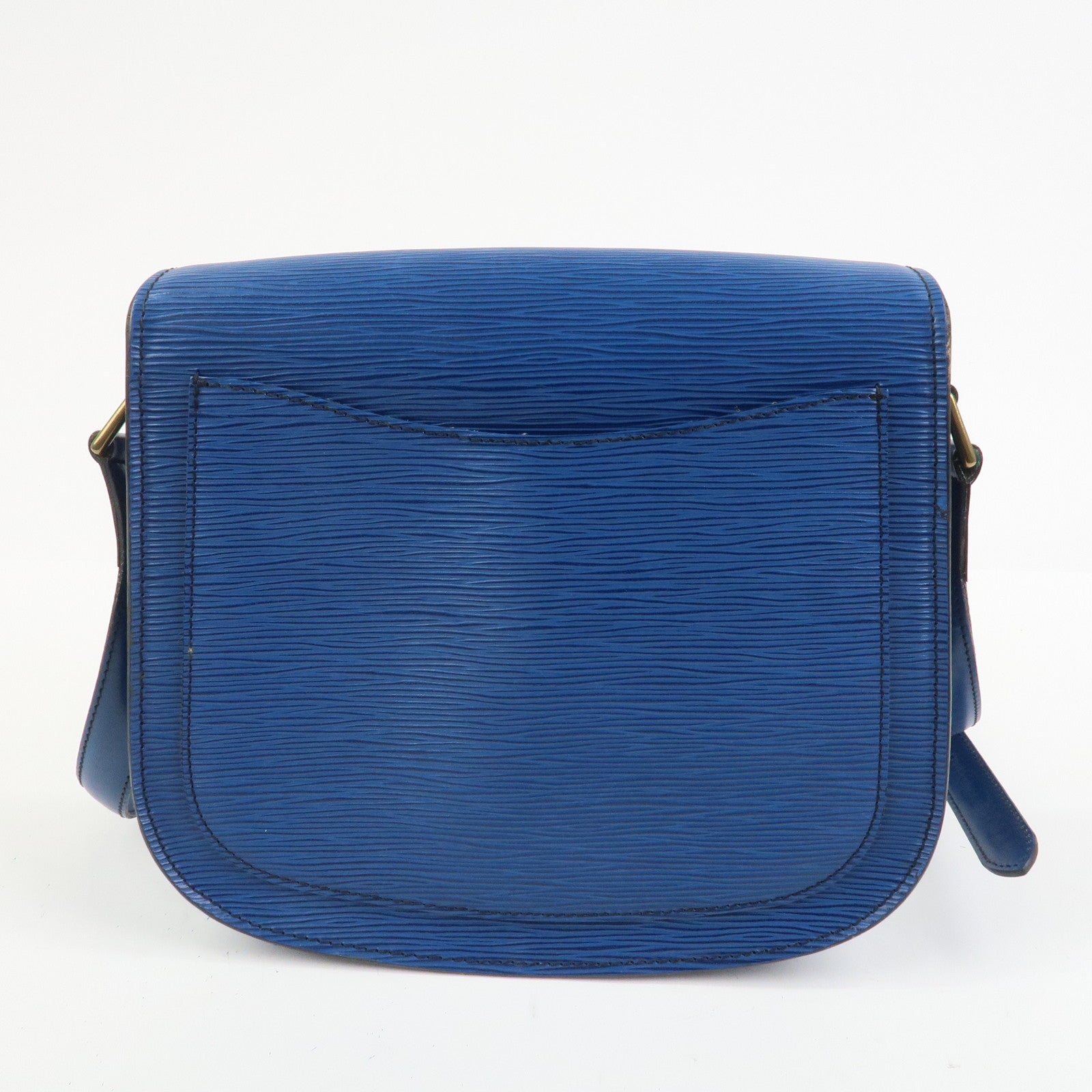 Louis Vuitton Epi Saint Cloud Shoulder Bag Toledo Blue M52195