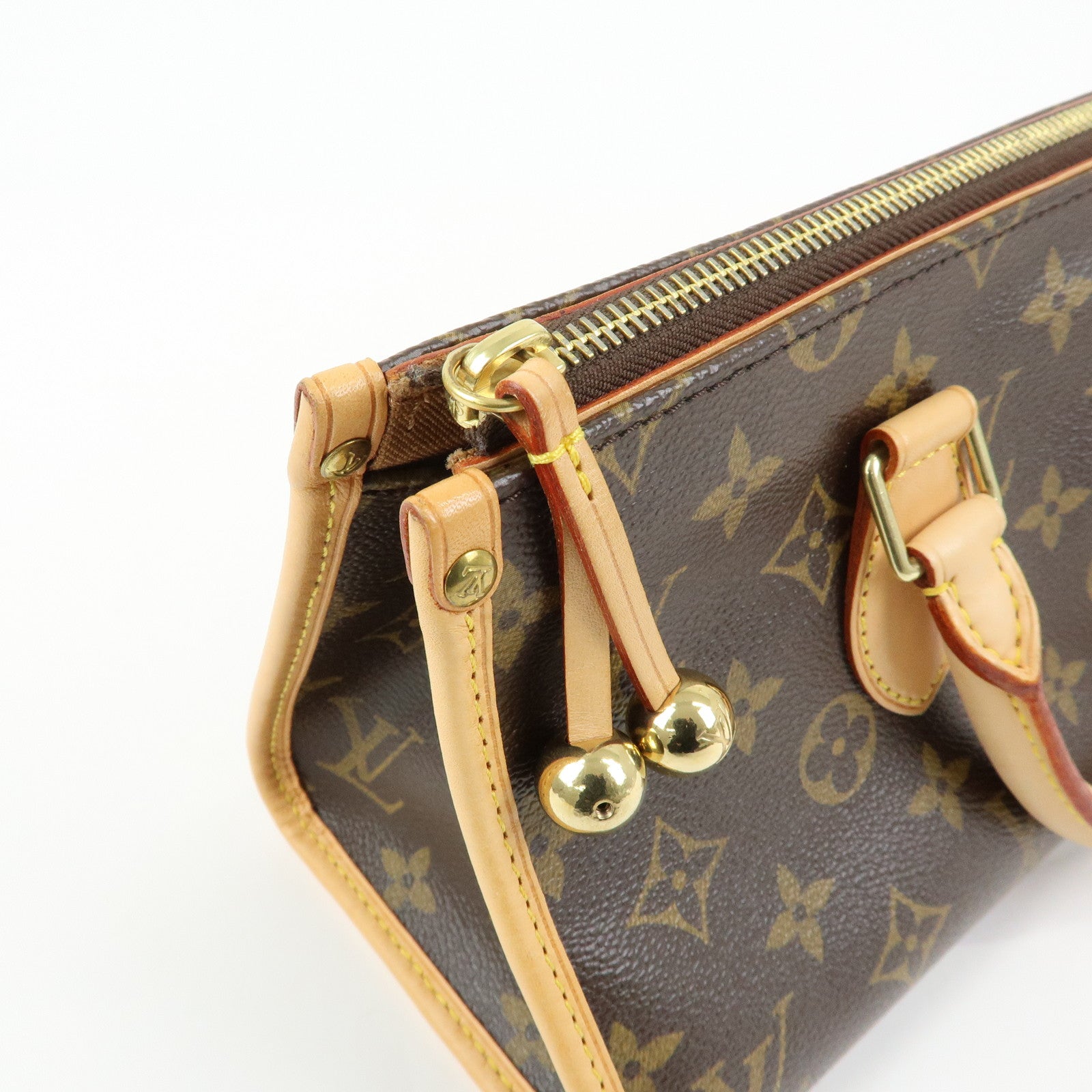 Louis Vuitton Monogram Popincourt Hand Bag Brown M40009