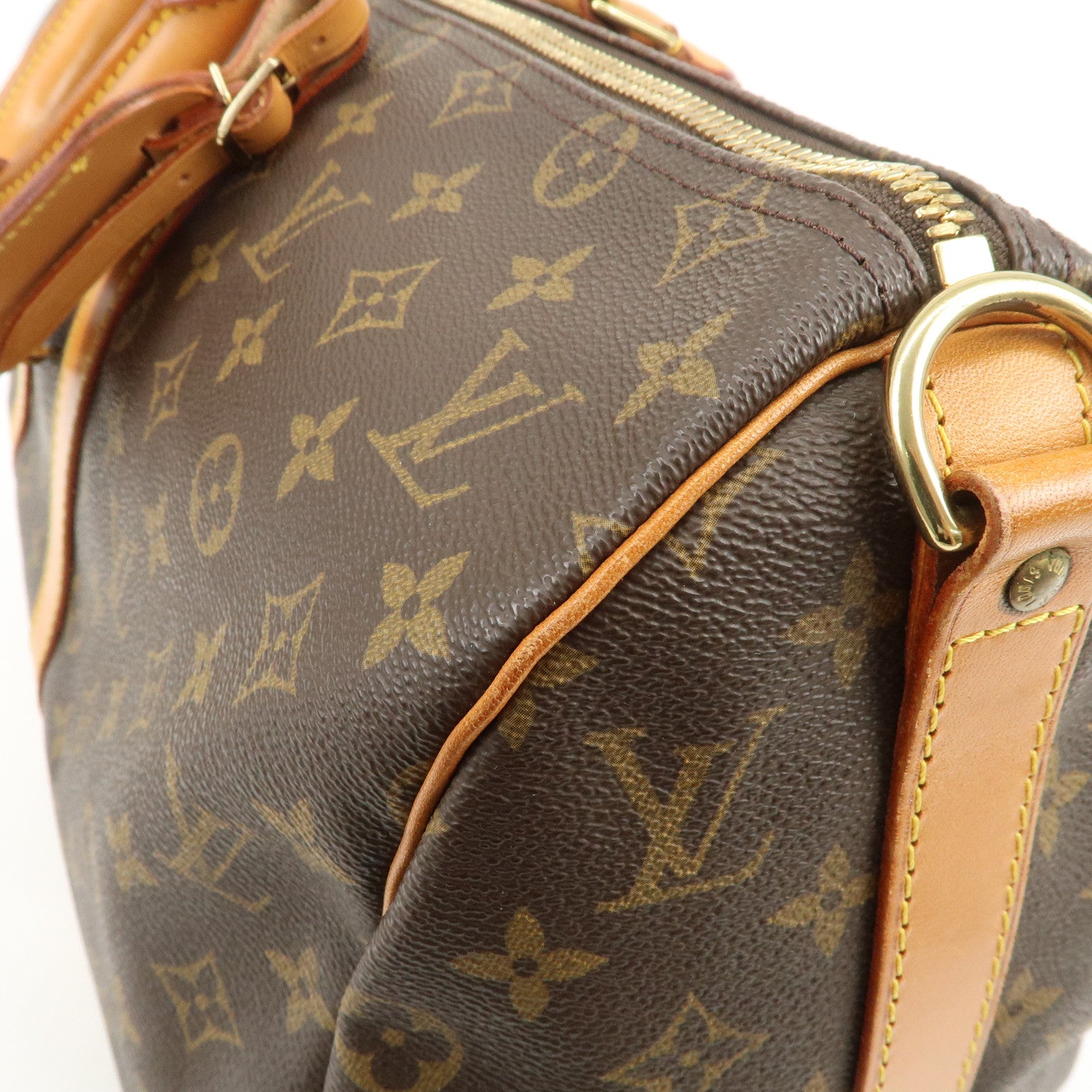Louis Vuitton Monogram Keep All Bandouliere 45 Boston Bag M41418