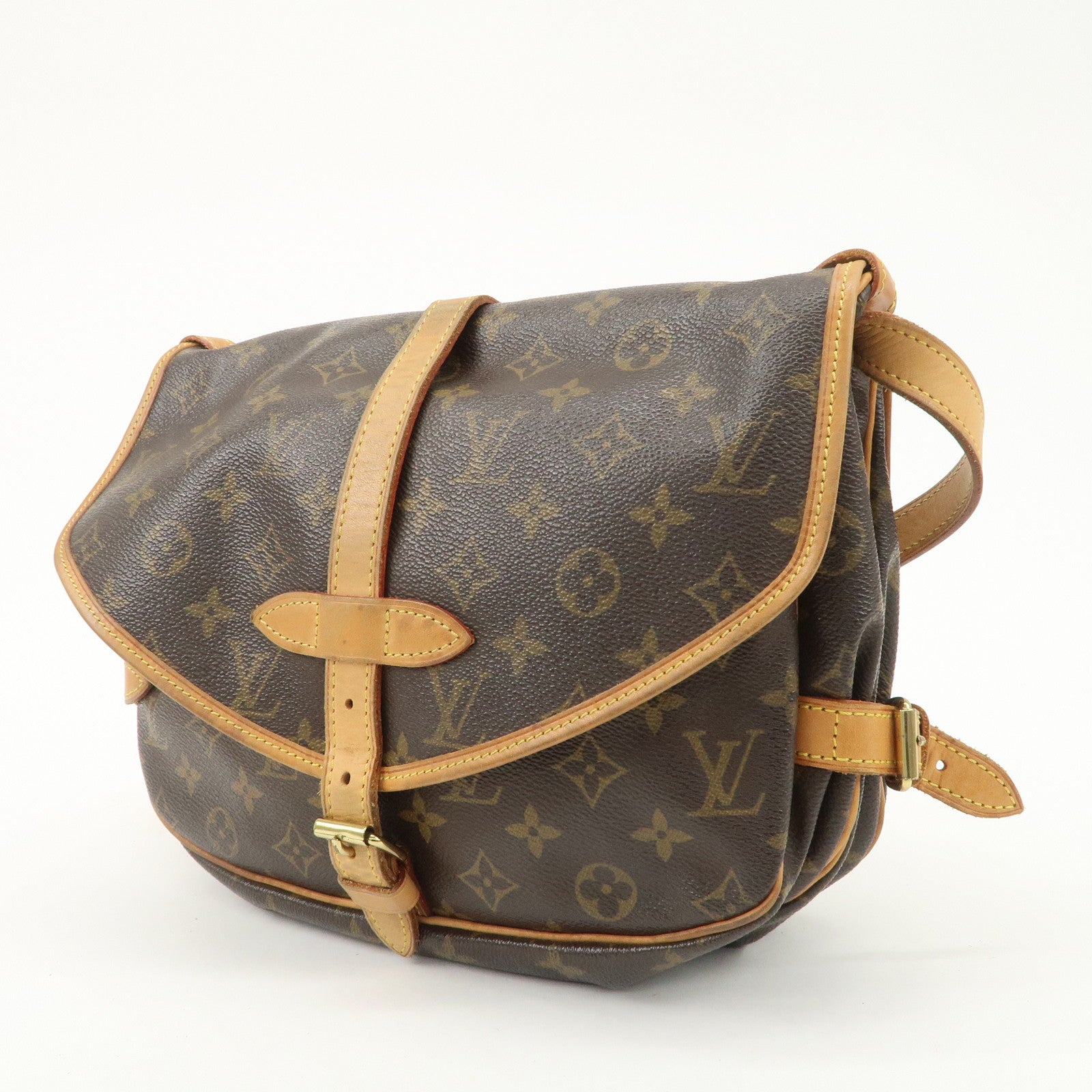 Louis Vuitton Monogram Saumur 30 Shoulder Bag Crossbody Bag M42256