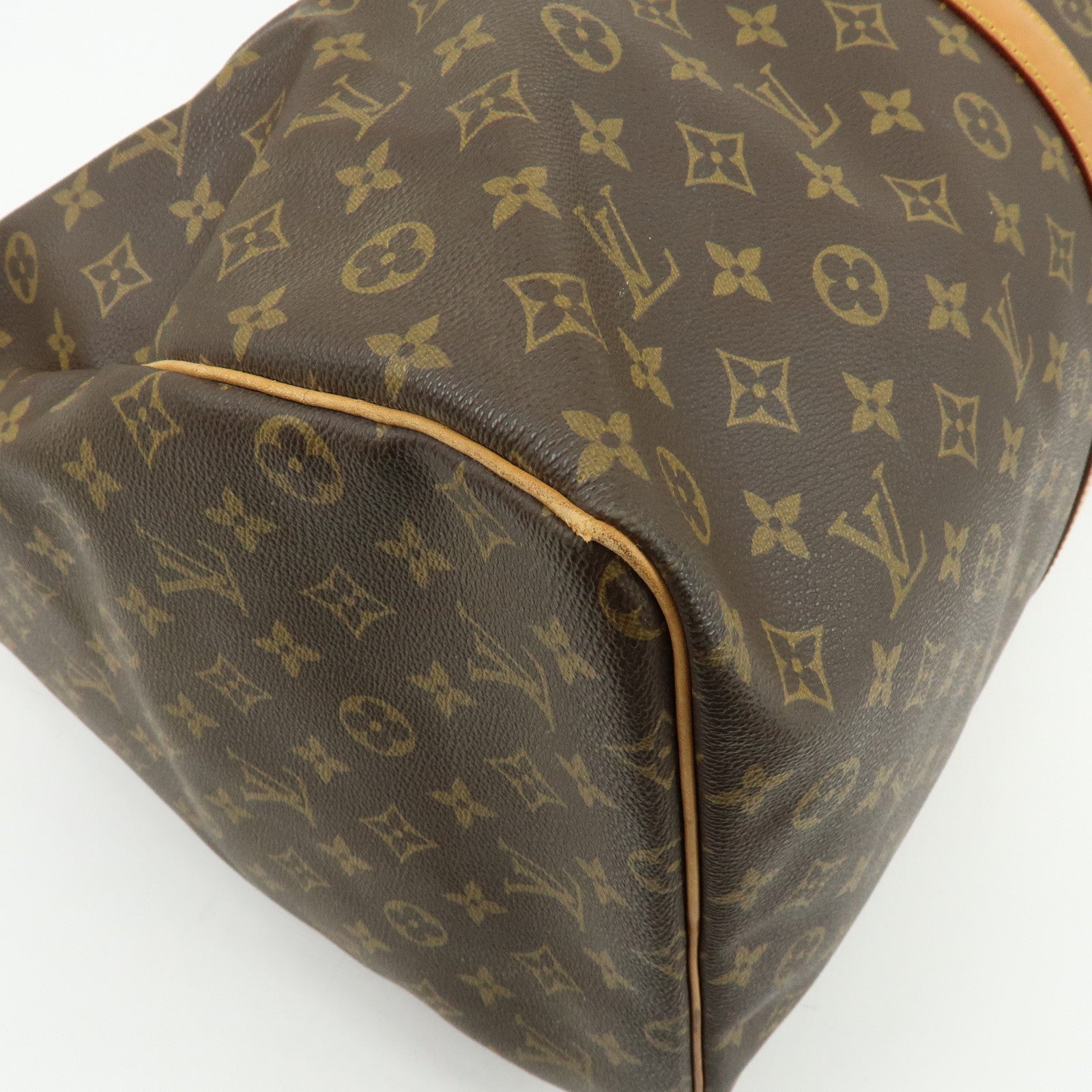 Louis Vuitton Monogram Keep All 60 Boston Bag Brown M41422