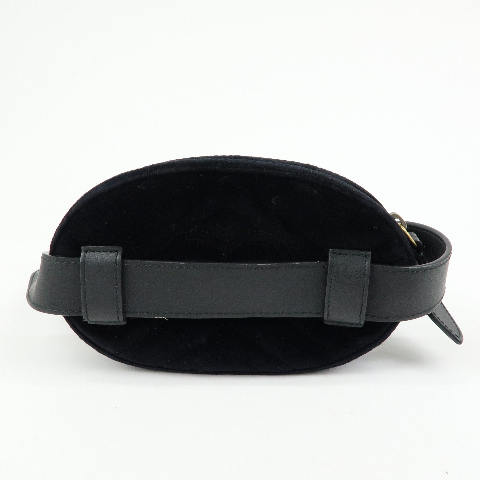 GUCCI Velvet Leather Star Bijou Motif Waist Pouch Body Bag 476434