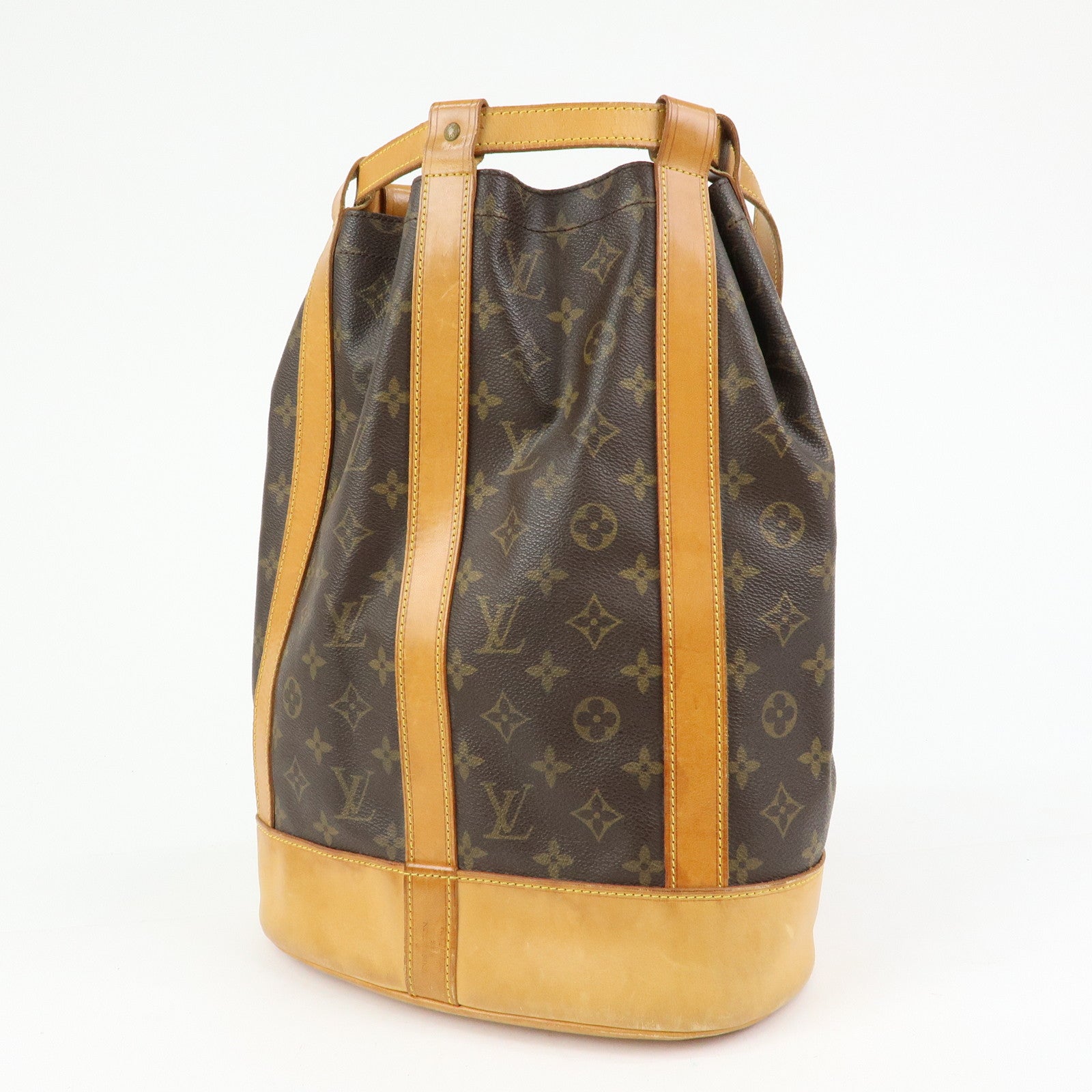 Louis Vuitton Monogram Randonnee PM Shoulder Bag Brown M42243