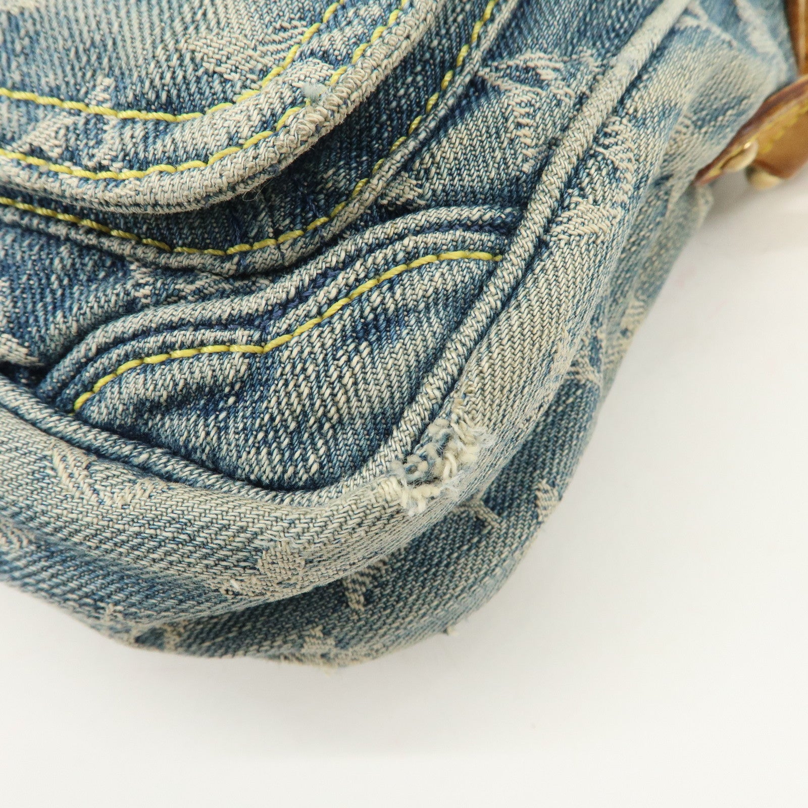 Louis Vuitton Monogram Denim Camera Bag Shoulder Bag Blue M95348