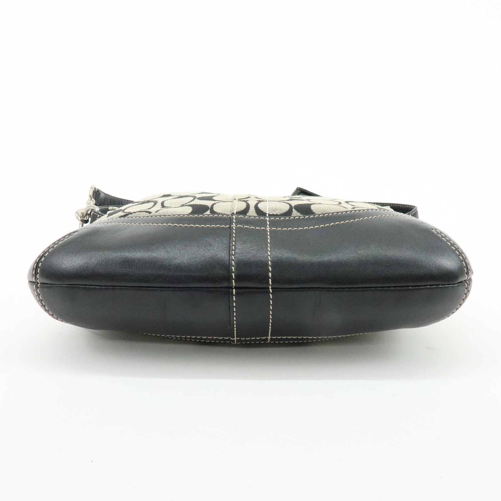 COACH Set of 3 Signature Canvas Leather Shoulder Bag Hand Bag