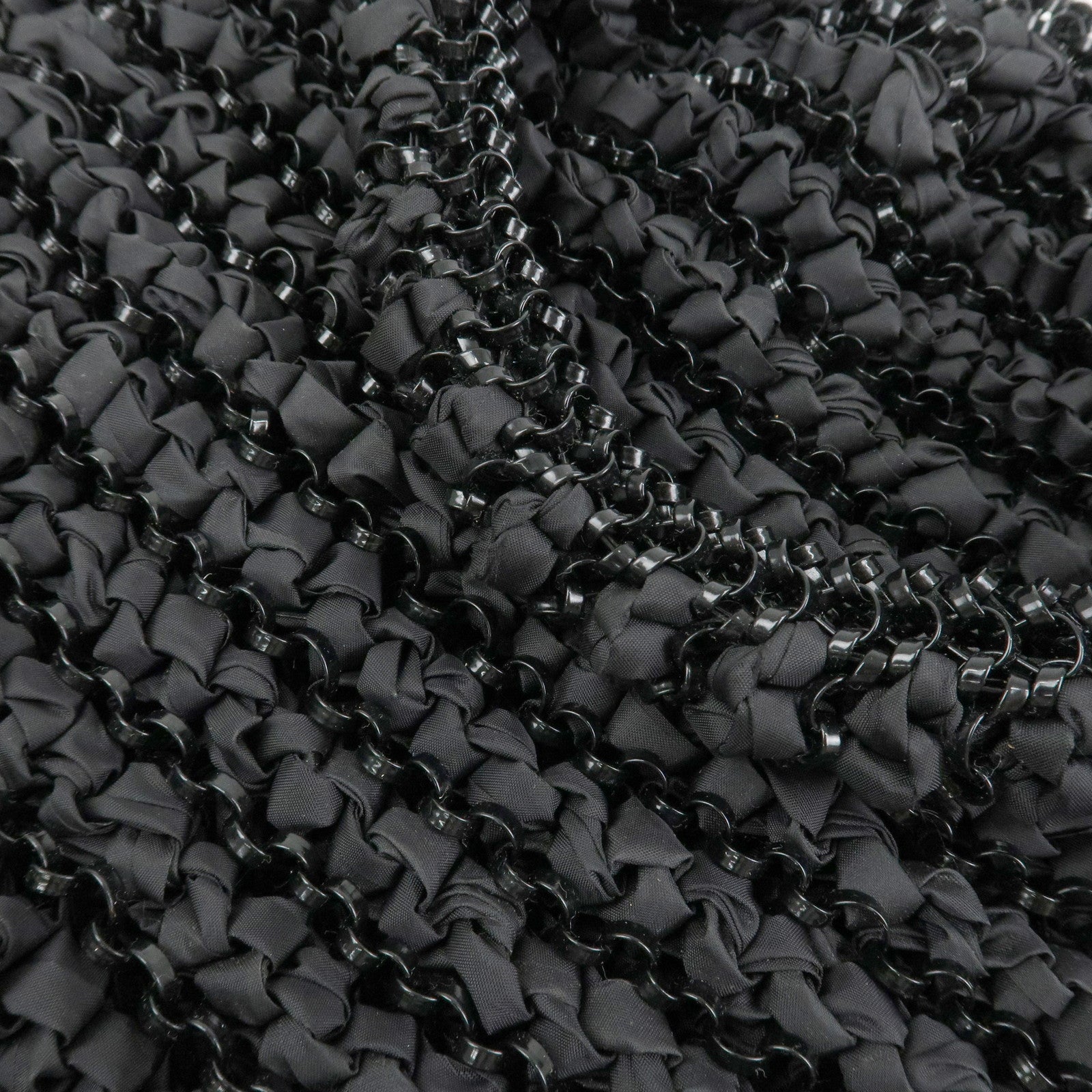 ANTEPRIMA PVC Nylon Hand Bag Shoulder Bag Black