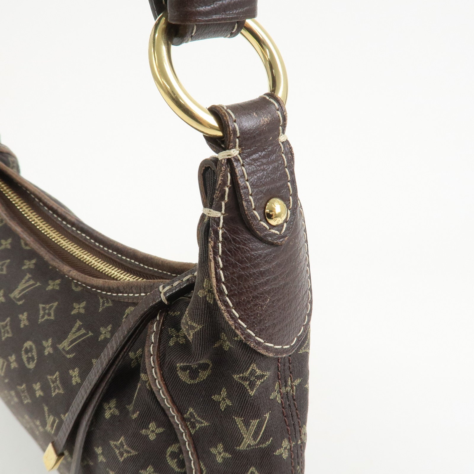 Louis Vuitton Monogram Mini Lin Manon PM Shoulder Bag Ebene M95621