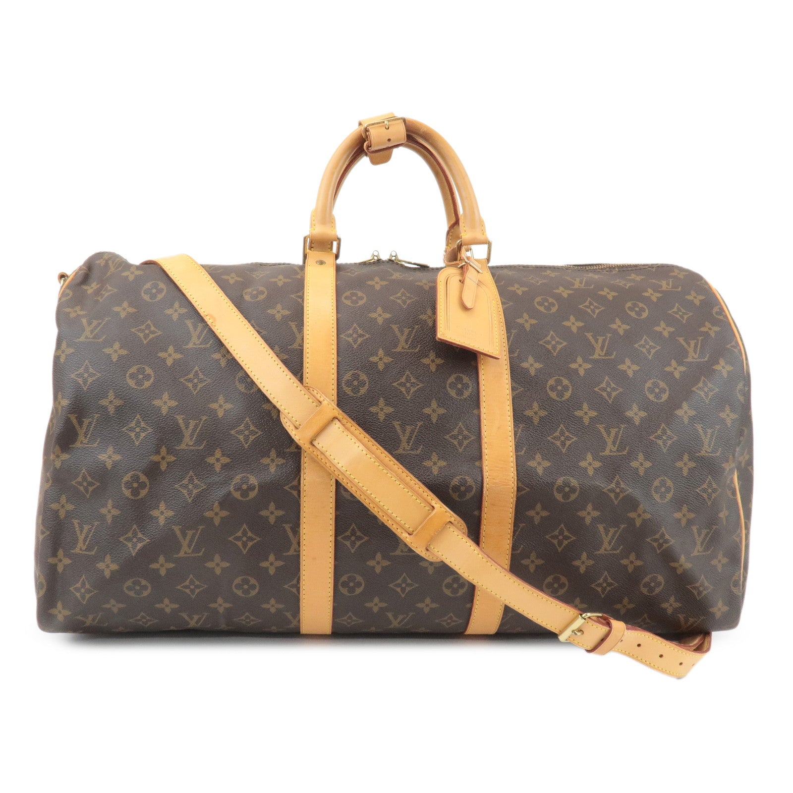 Louis Vuitton Monogram Keep All Bandouliere 55 Boston Bag M41414 Used