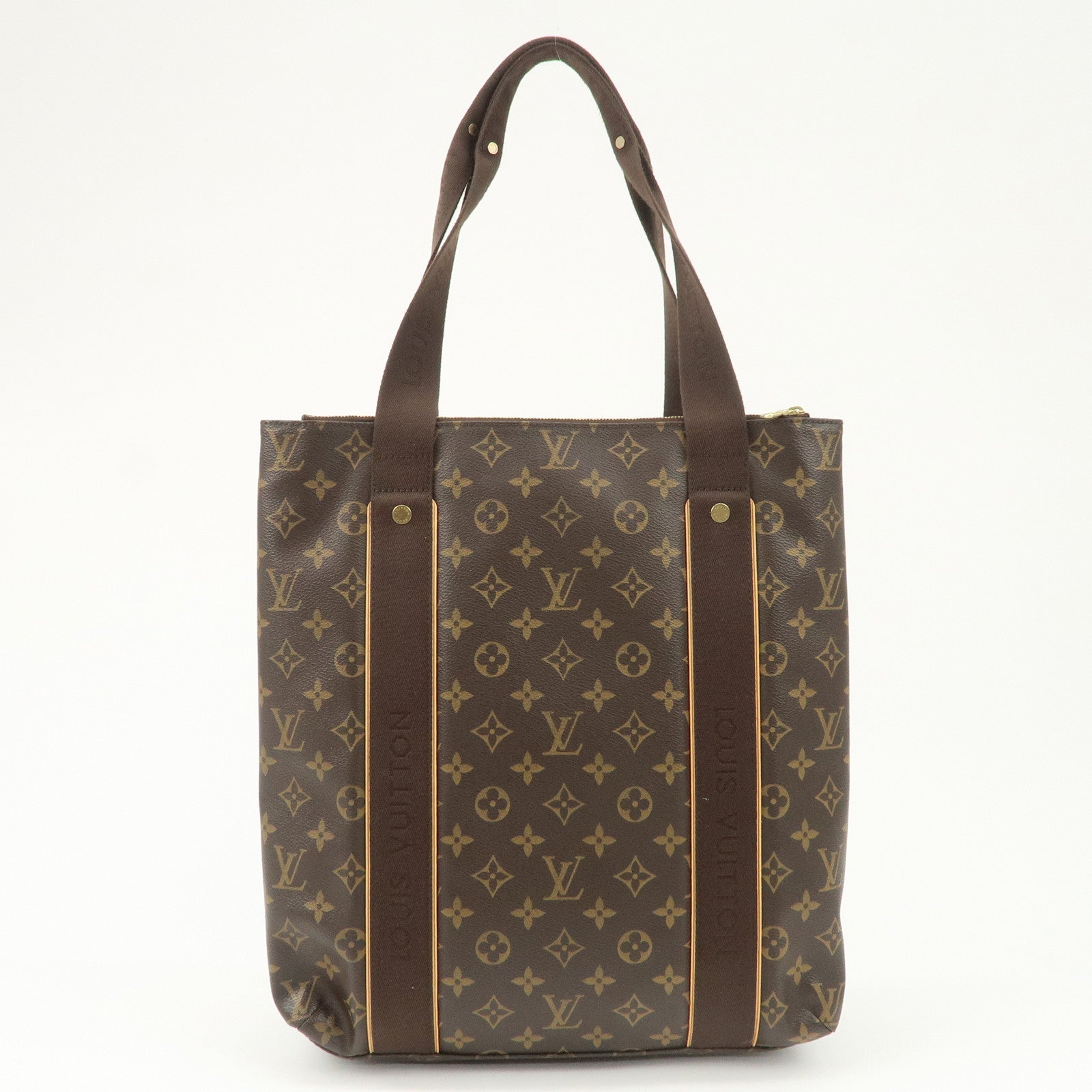 Louis Vuitton Monogram Cabas Beaubourg Tote Bag Brown M53013