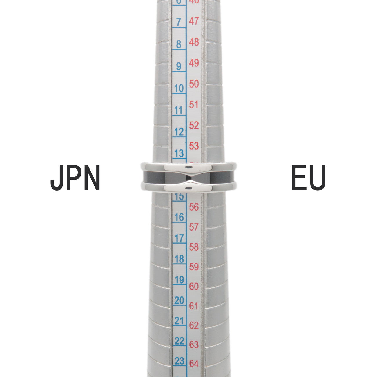 BVLGARI B-Zero1 Save the Children Ring SV925 Black Ceramic #55 US7