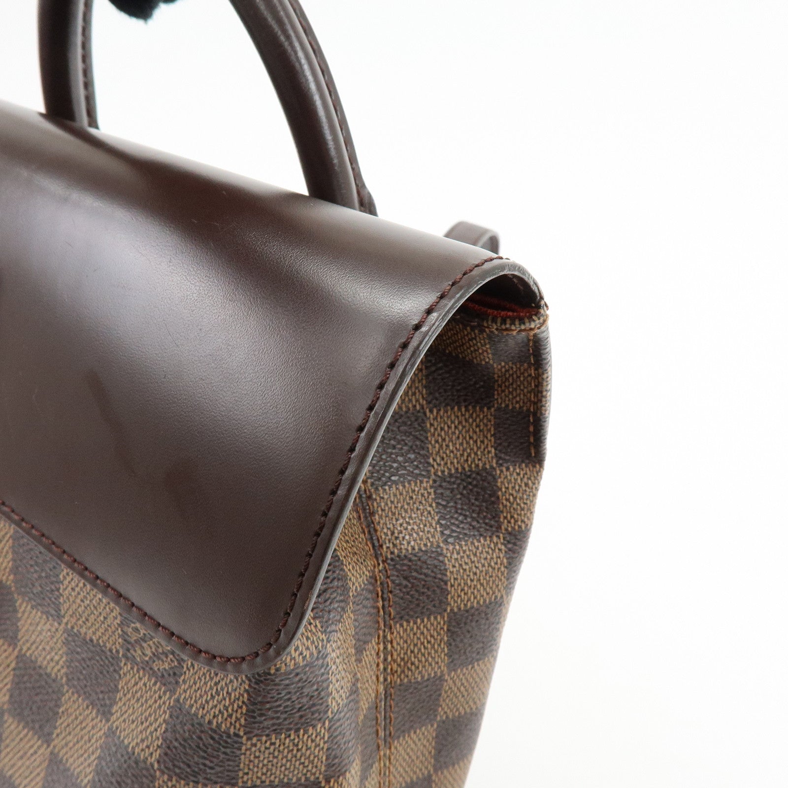 Louis Vuitton Damier Ebene Soho Backpack Rucksack Brown N51132
