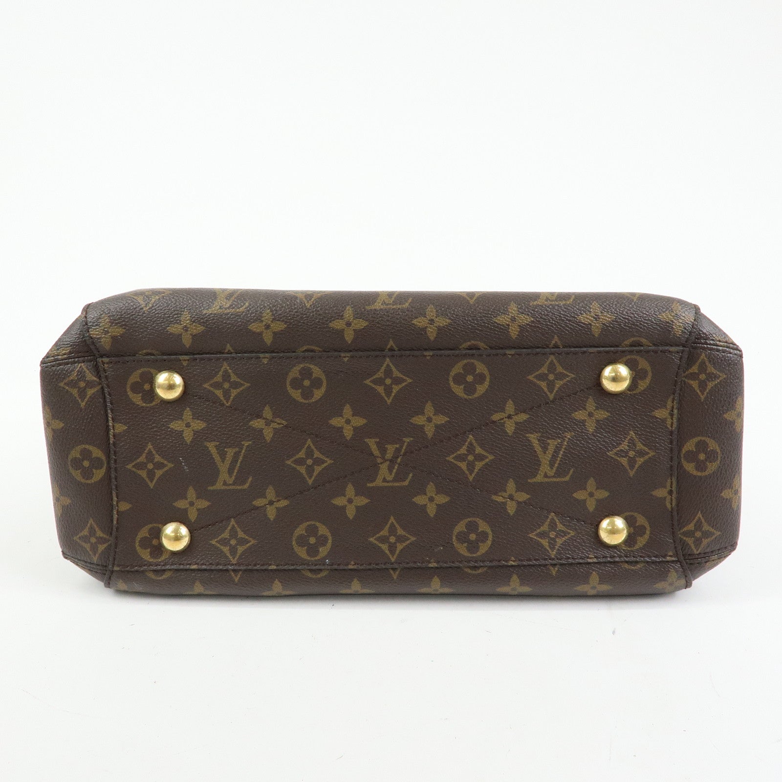 Louis Vuitton Monogram Montaigne MM 2Way Bag Hand Bag Brown M41056
