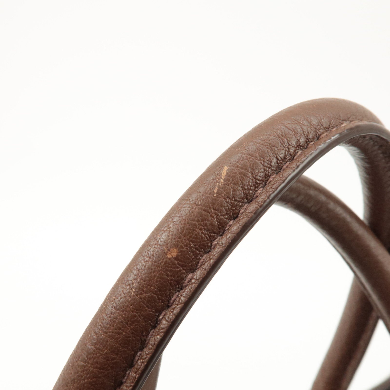 PRADA Vitello Daino Leather 2Way Tote Bag Shoulder Bag BN2545 Used