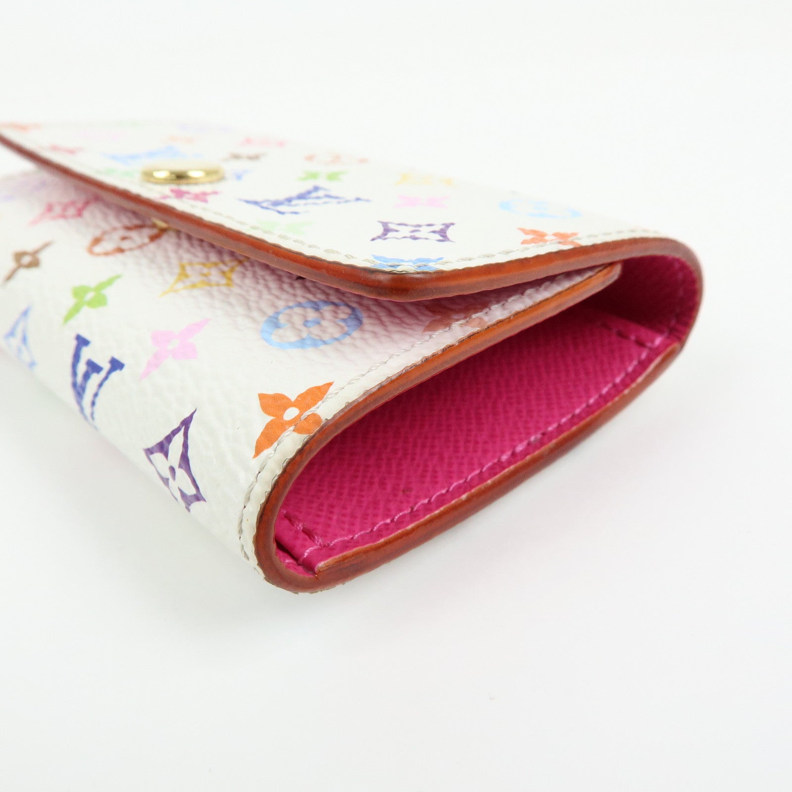 Louis Vuitton Monogram Multicles 6 Multicolor Key Case Blanc M14092