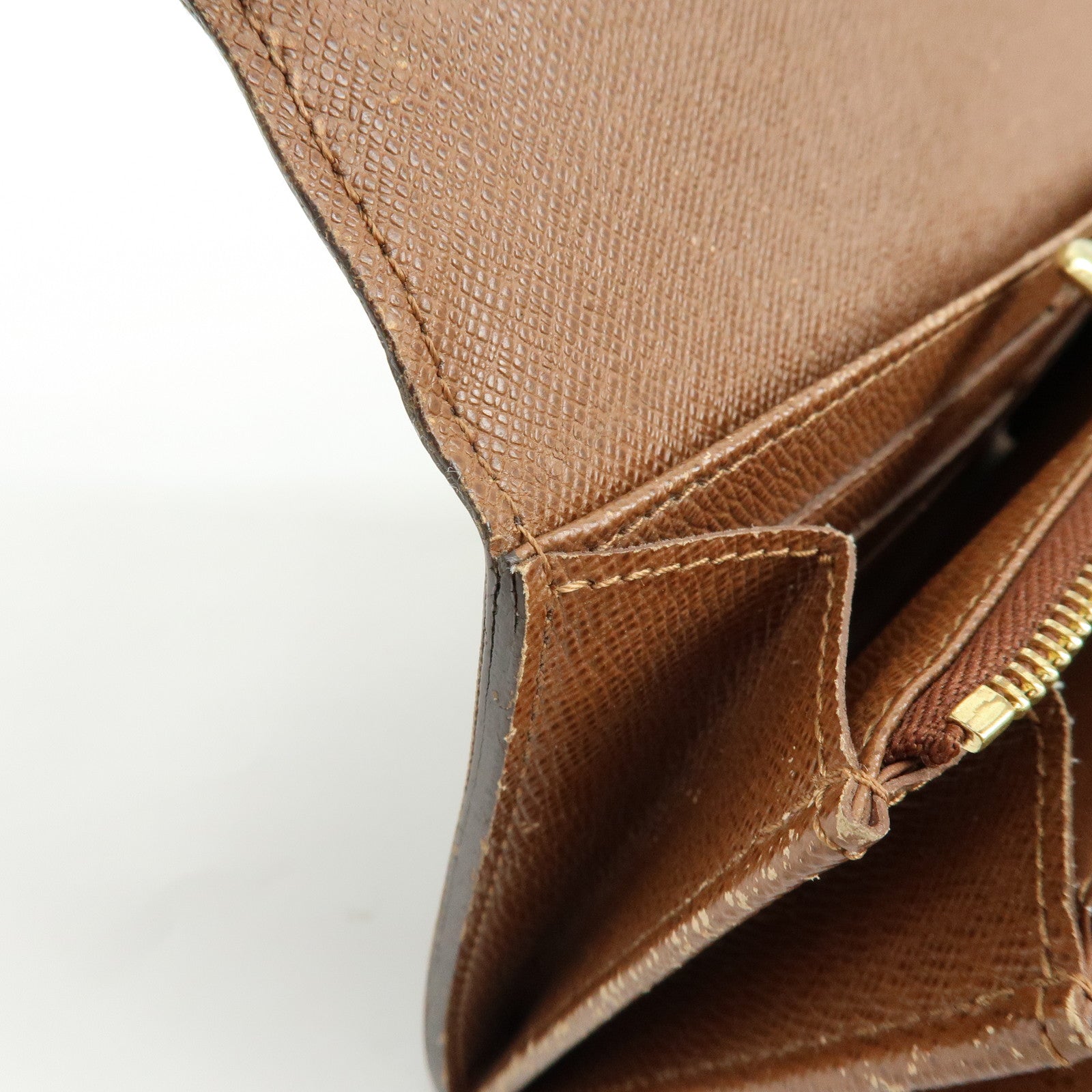 Louis Vuitton Monogram Portefeuille Sarah Long Wallet Brown M61734