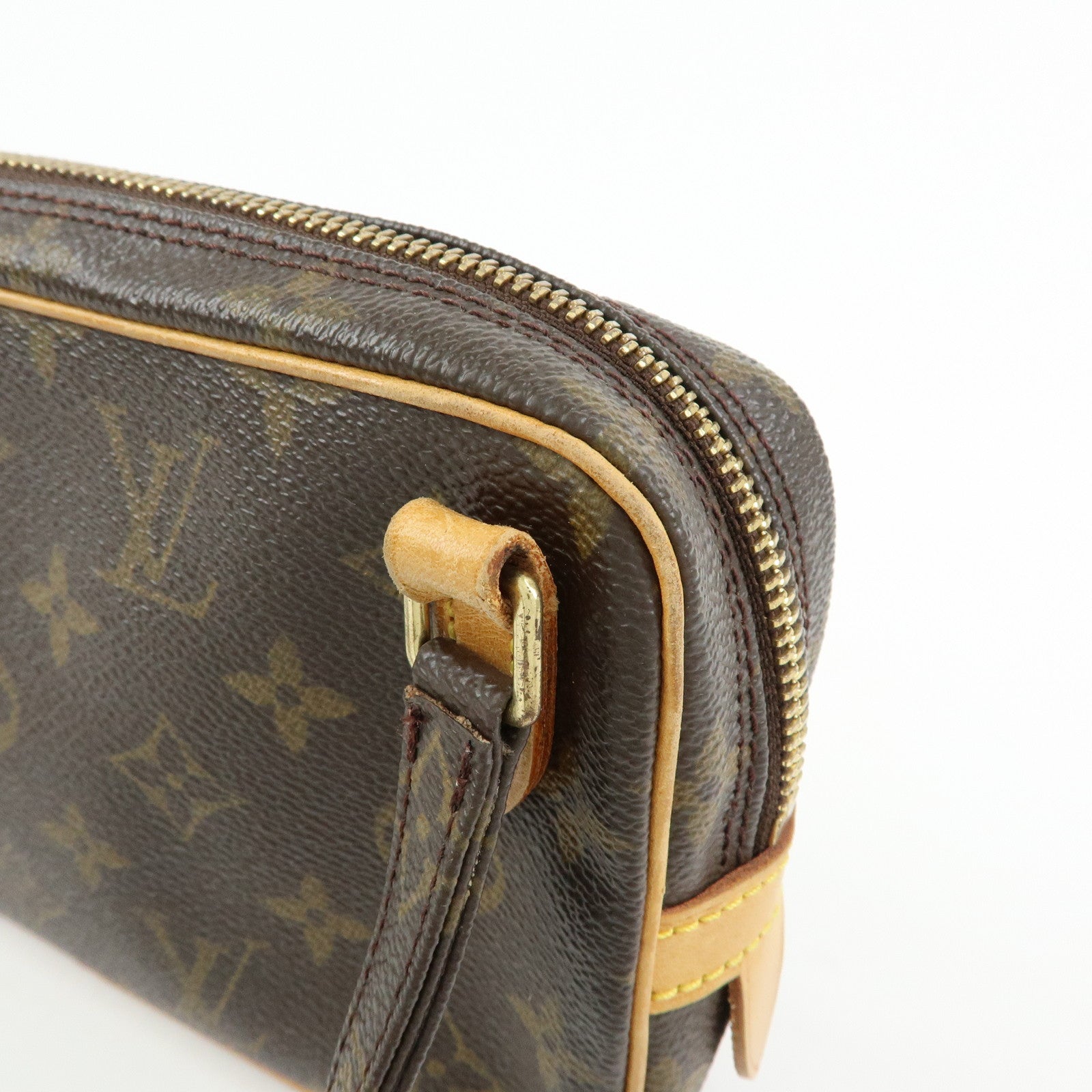 Louis Vuitton Monogram Pochette Marly Bandouliere Bag Brown M51828